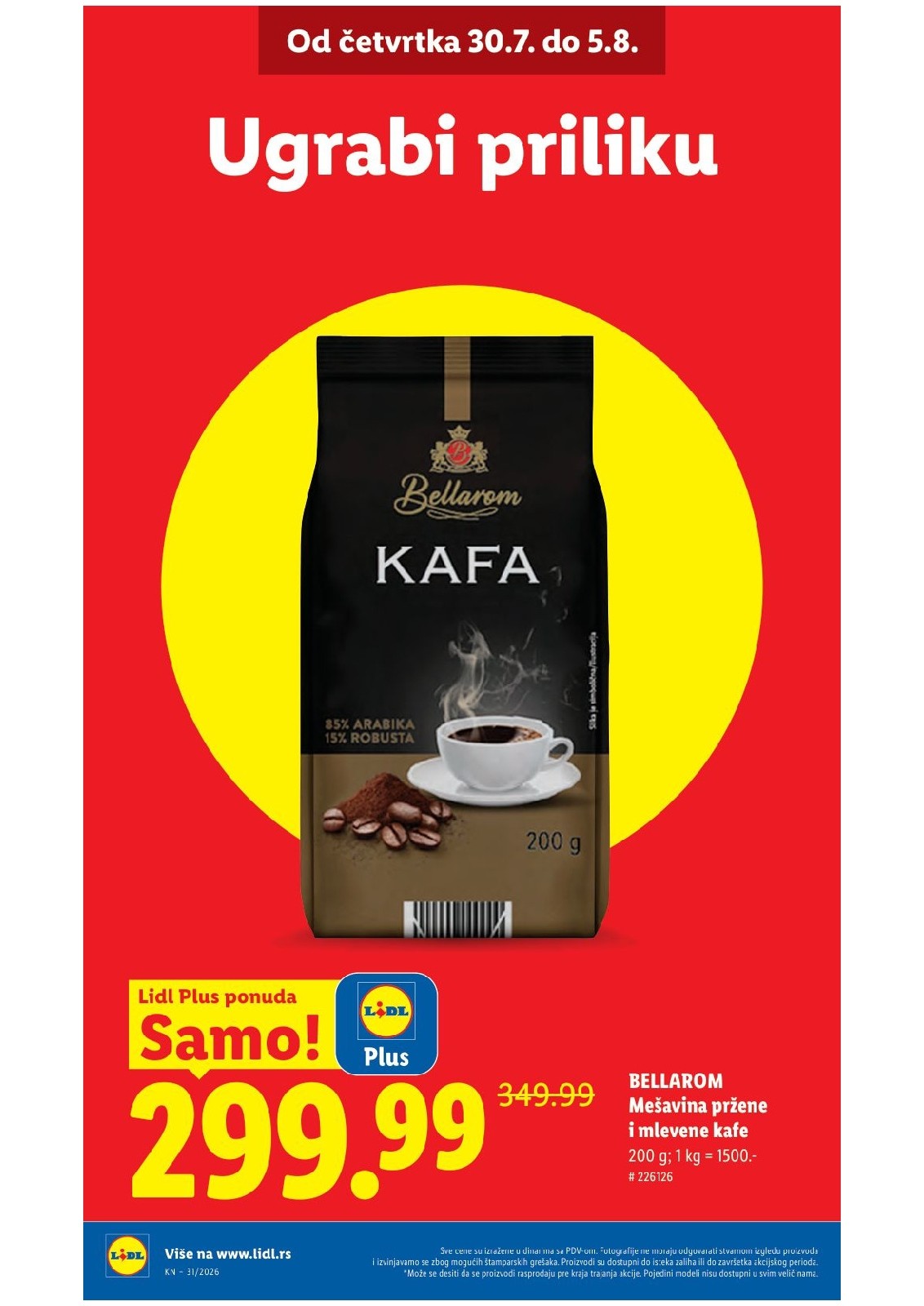 Lidl katalog akcija strana 10 – važi od 30.7. do 5.8.2026.