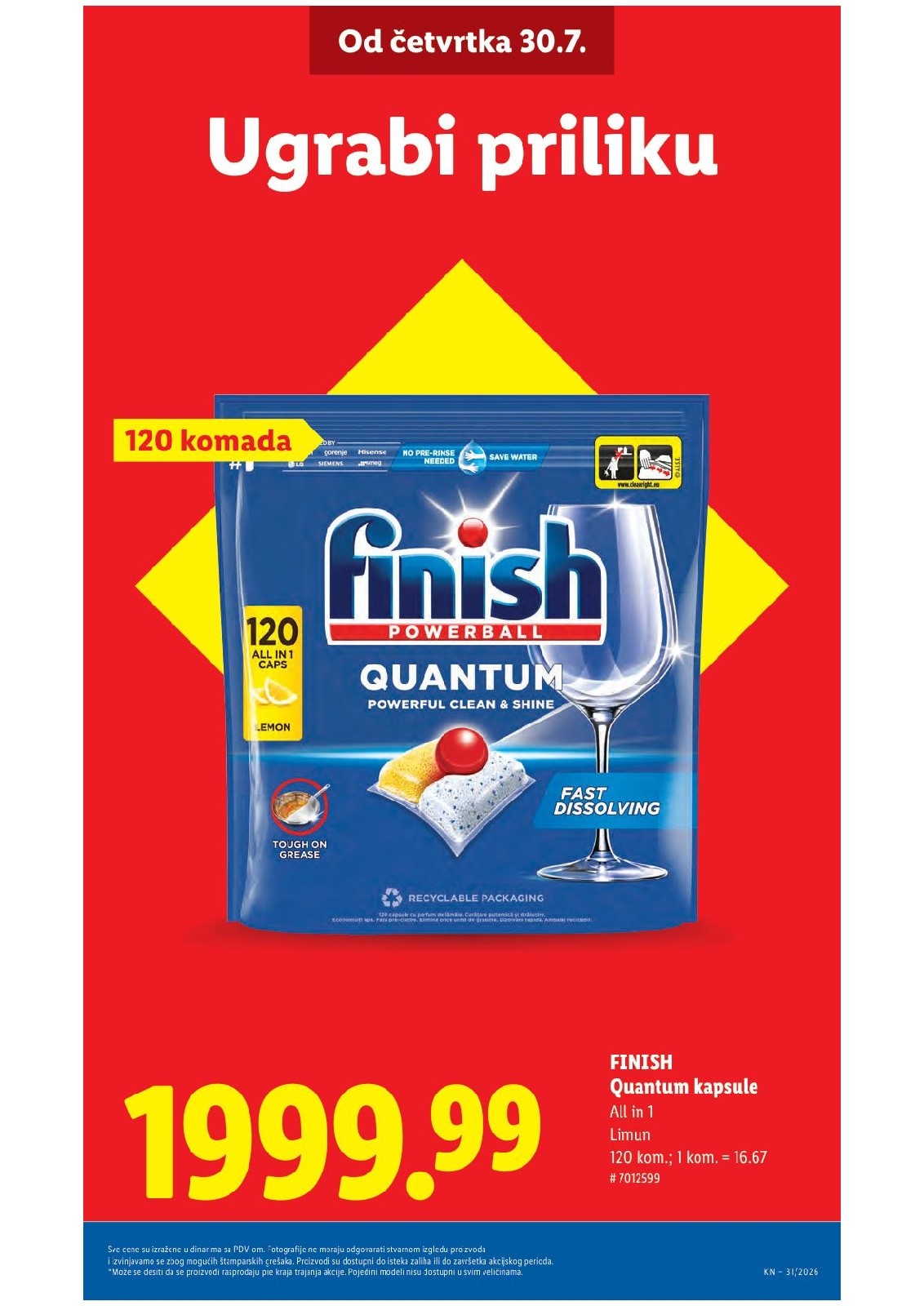Lidl katalog akcija strana 11 – važi od 30.7. do 5.8.2026.