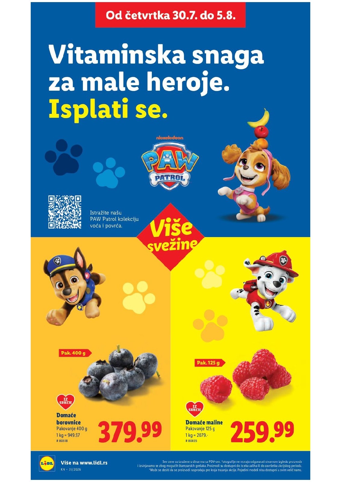 Lidl katalog akcija strana 18 – važi od 30.7. do 5.8.2026.