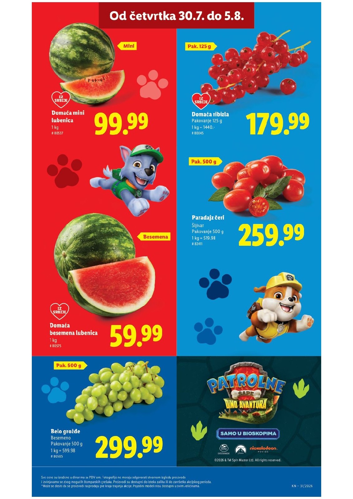 Lidl katalog akcija strana 19 – važi od 30.7. do 5.8.2026.