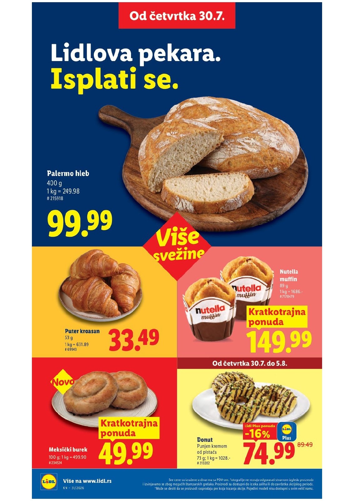 Lidl katalog akcija strana 20 – važi od 30.7. do 5.8.2026.