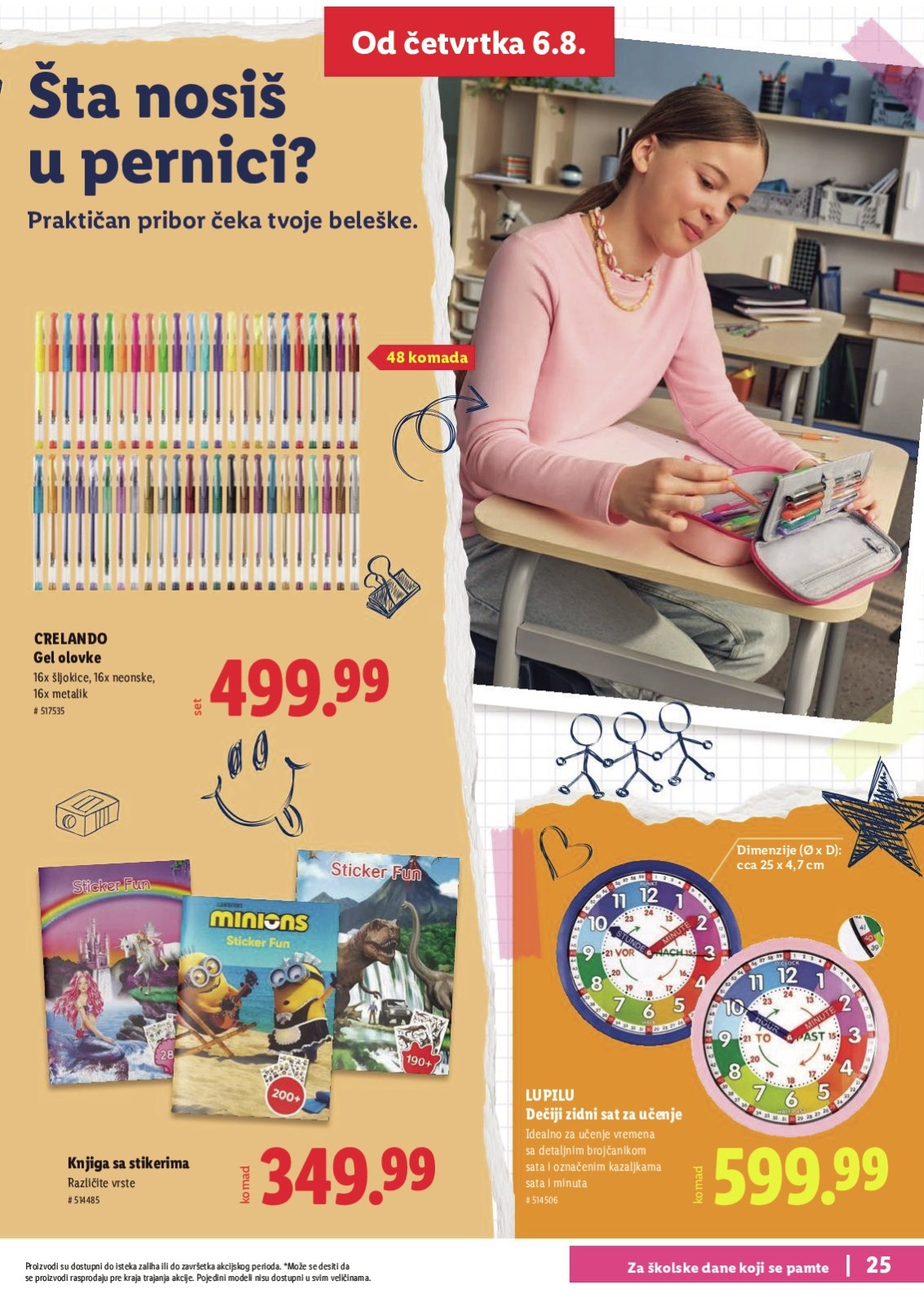 Lidl katalog akcija strana 25 – važi od 30.7. do 30.8.2026.