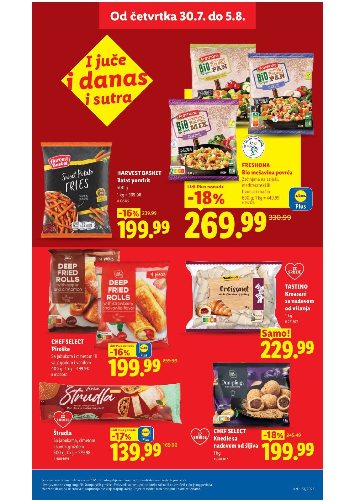 Lidl katalog akcija strana 27 – važi od 30.7. do 5.8.2026.