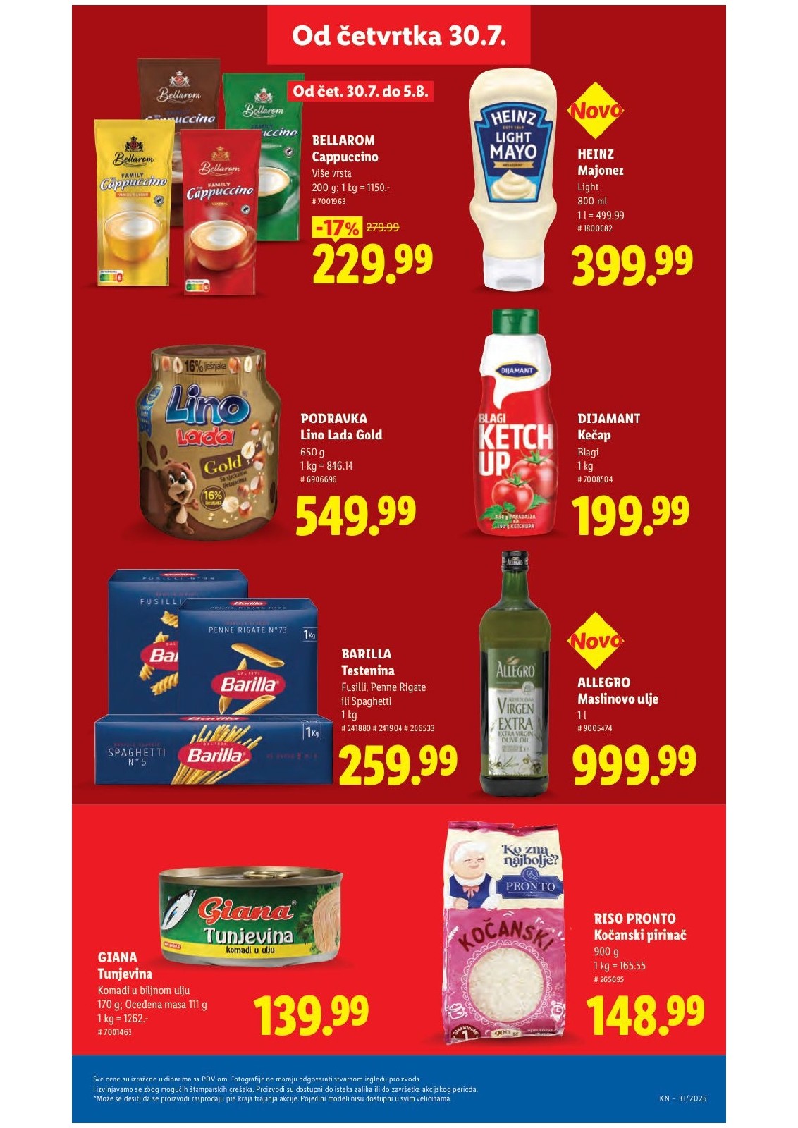 Lidl katalog akcija strana 29 – važi od 30.7. do 5.8.2026.
