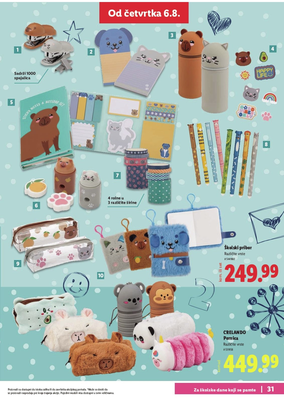 Lidl katalog akcija strana 31 – važi od 30.7. do 30.8.2026.