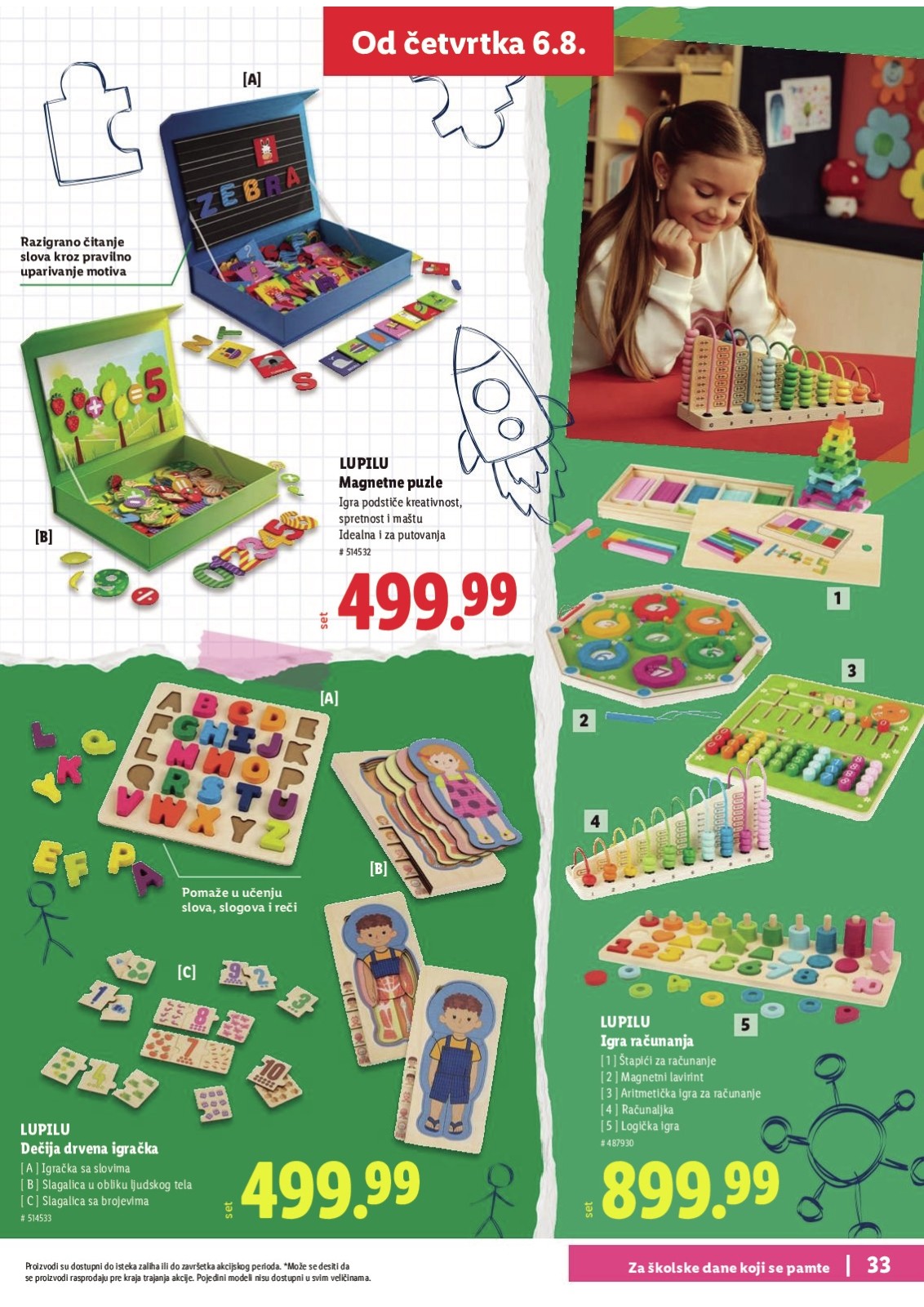 Lidl katalog akcija strana 33 – važi od 30.7. do 30.8.2026.
