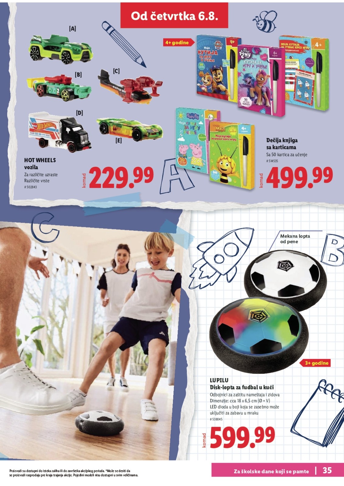 Lidl katalog akcija strana 35 – važi od 30.7. do 30.8.2026.