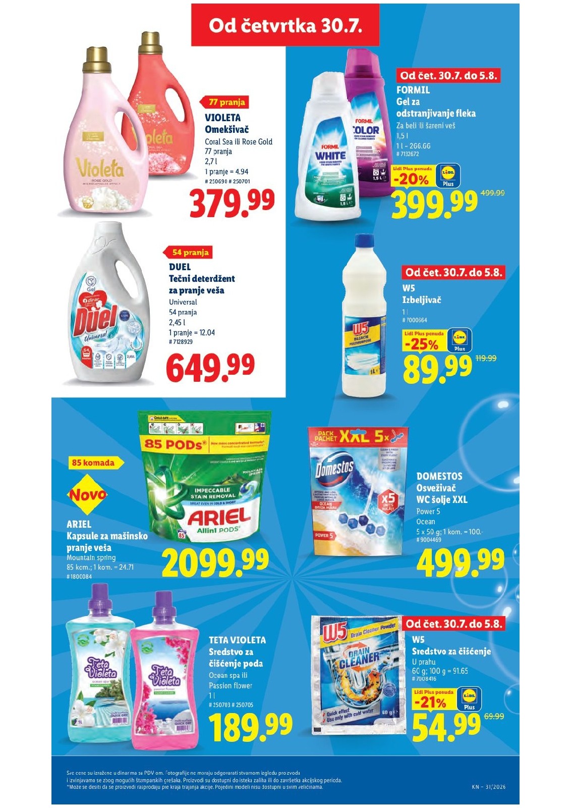 Lidl katalog akcija strana 37 – važi od 30.7. do 5.8.2026.