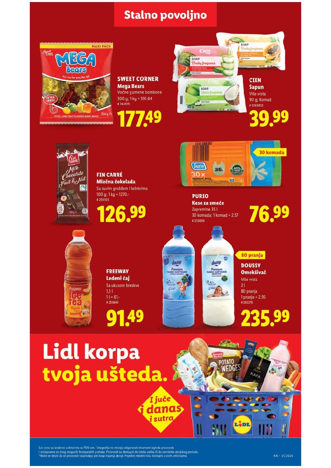 Lidl katalog akcija strana 39 – važi od 30.7. do 5.8.2026.