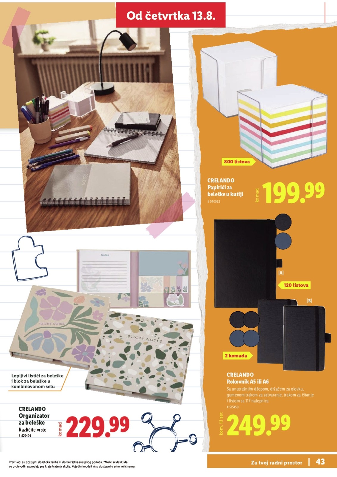 Lidl katalog akcija strana 43 – važi od 30.7. do 30.8.2026.