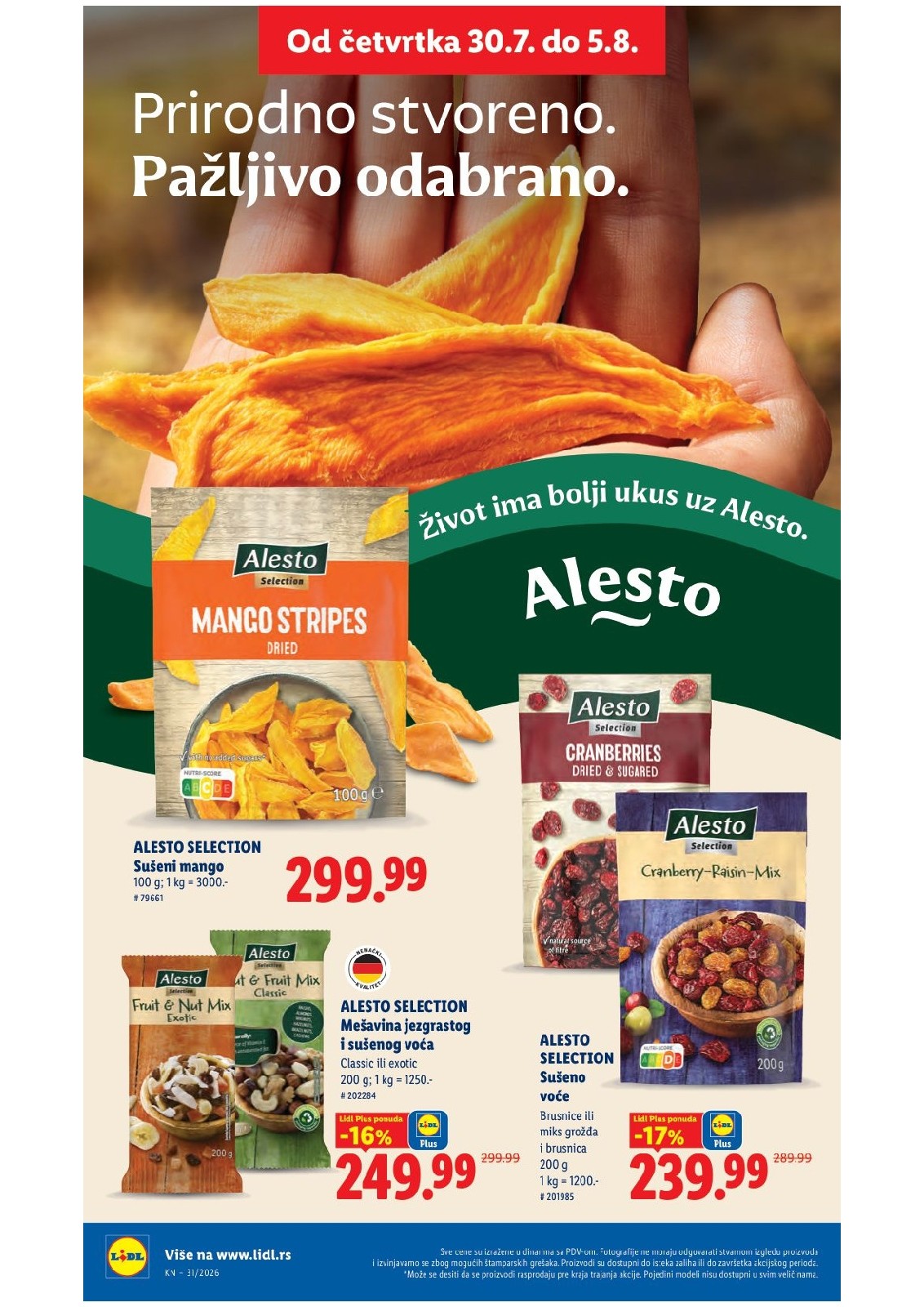 Lidl katalog akcija strana 45 – važi od 30.7. do 5.8.2026.