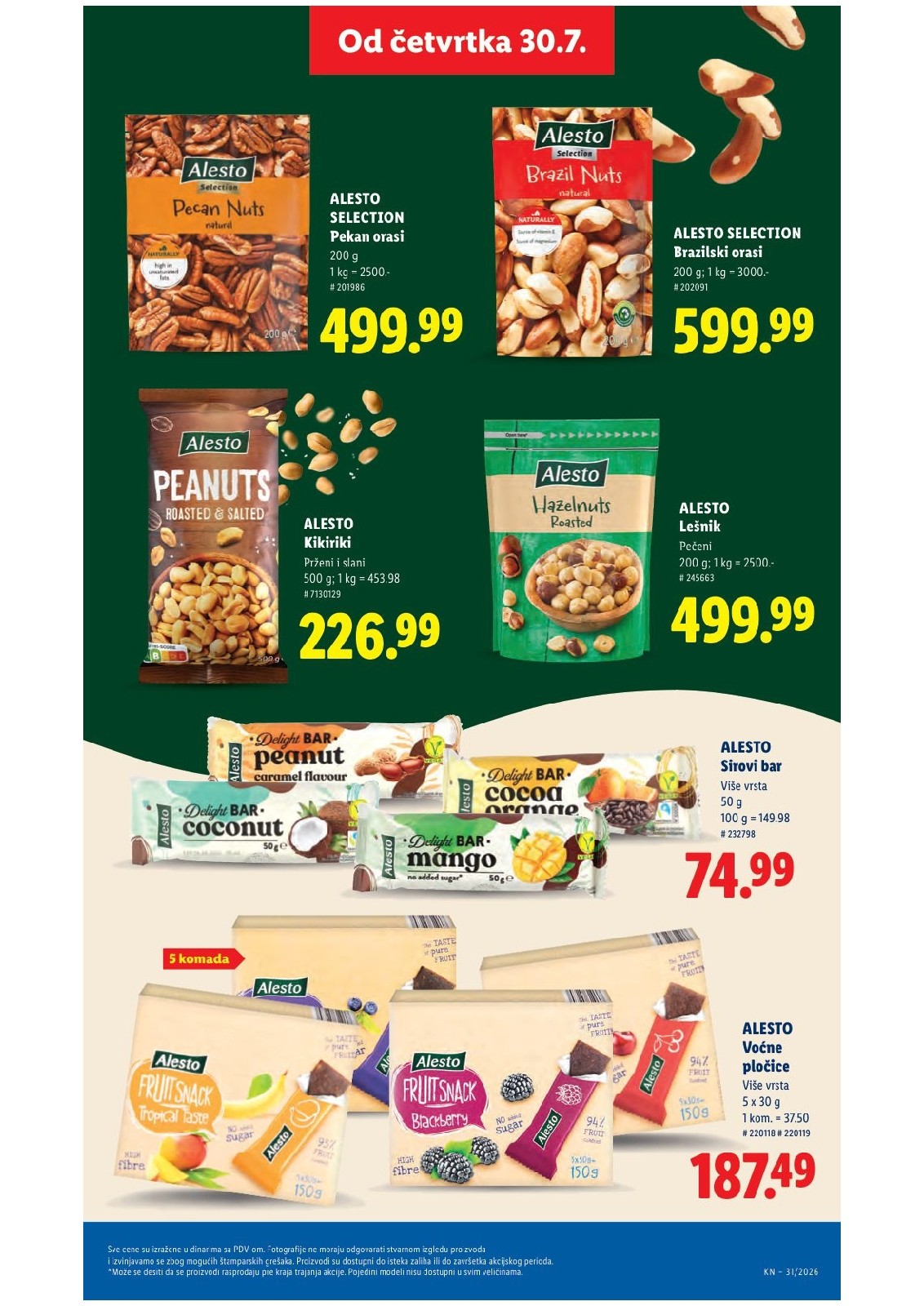 Lidl katalog akcija strana 46 – važi od 30.7. do 5.8.2026.