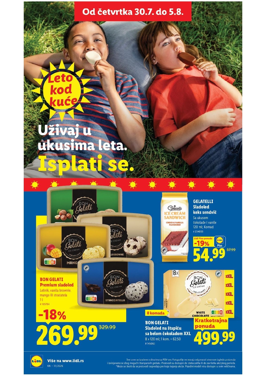 Lidl katalog akcija strana 47 – važi od 30.7. do 5.8.2026.