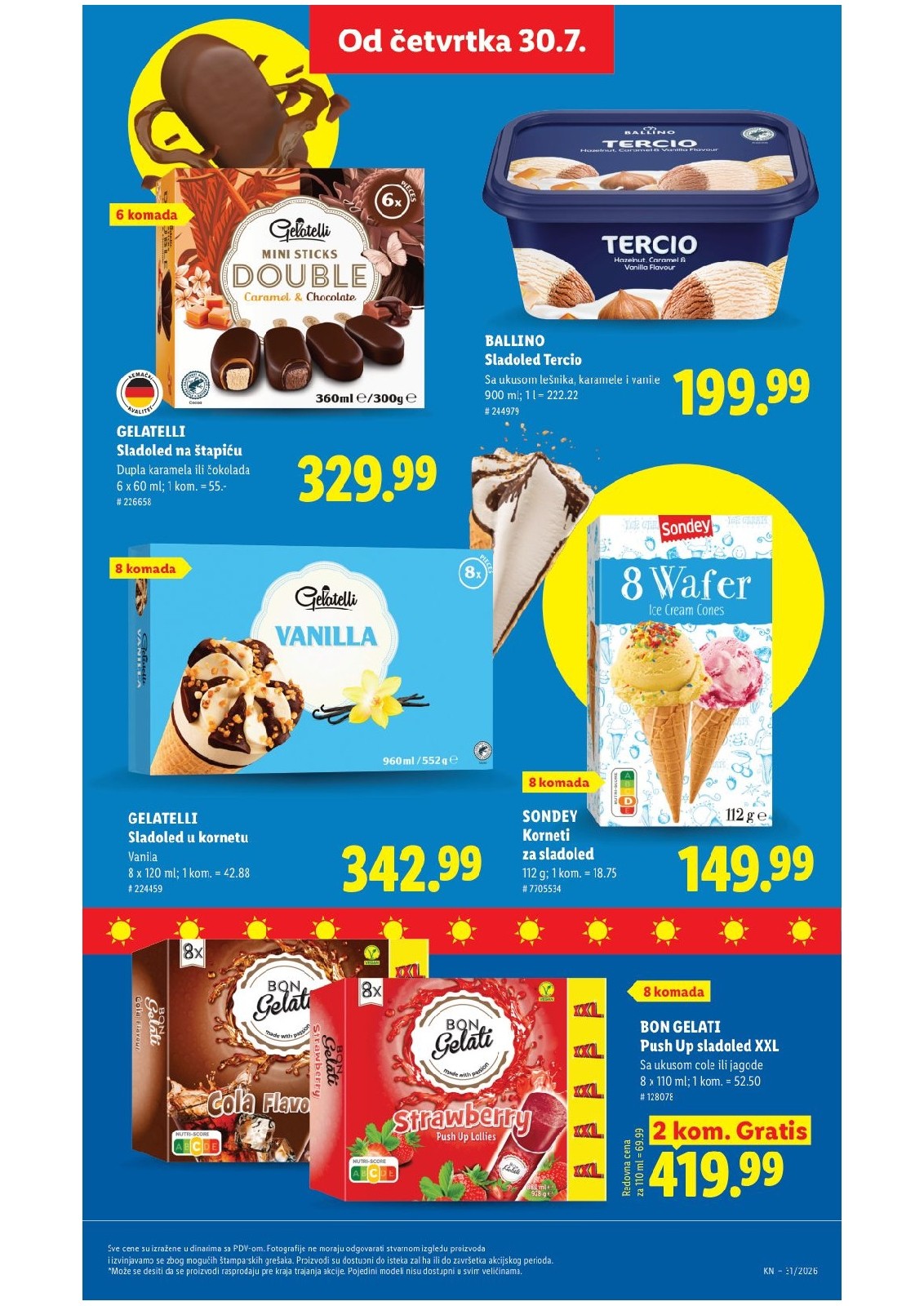 Lidl katalog akcija strana 50 – važi od 30.7. do 5.8.2026.