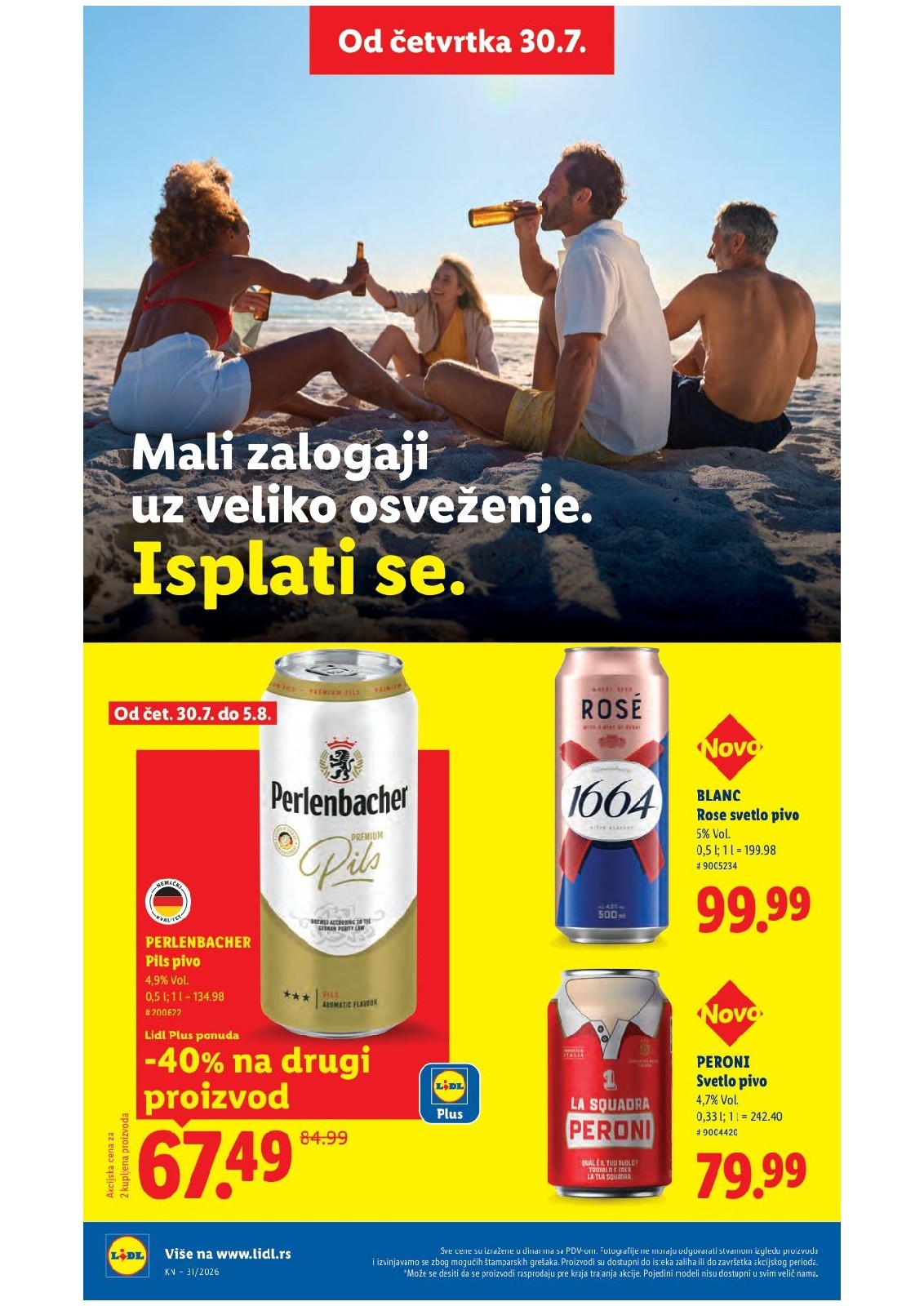 Lidl katalog akcija strana 51 – važi od 30.7. do 5.8.2026.