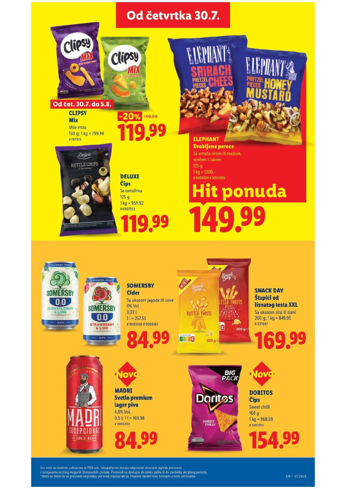 Lidl katalog akcija strana 52 – važi od 30.7. do 5.8.2026.