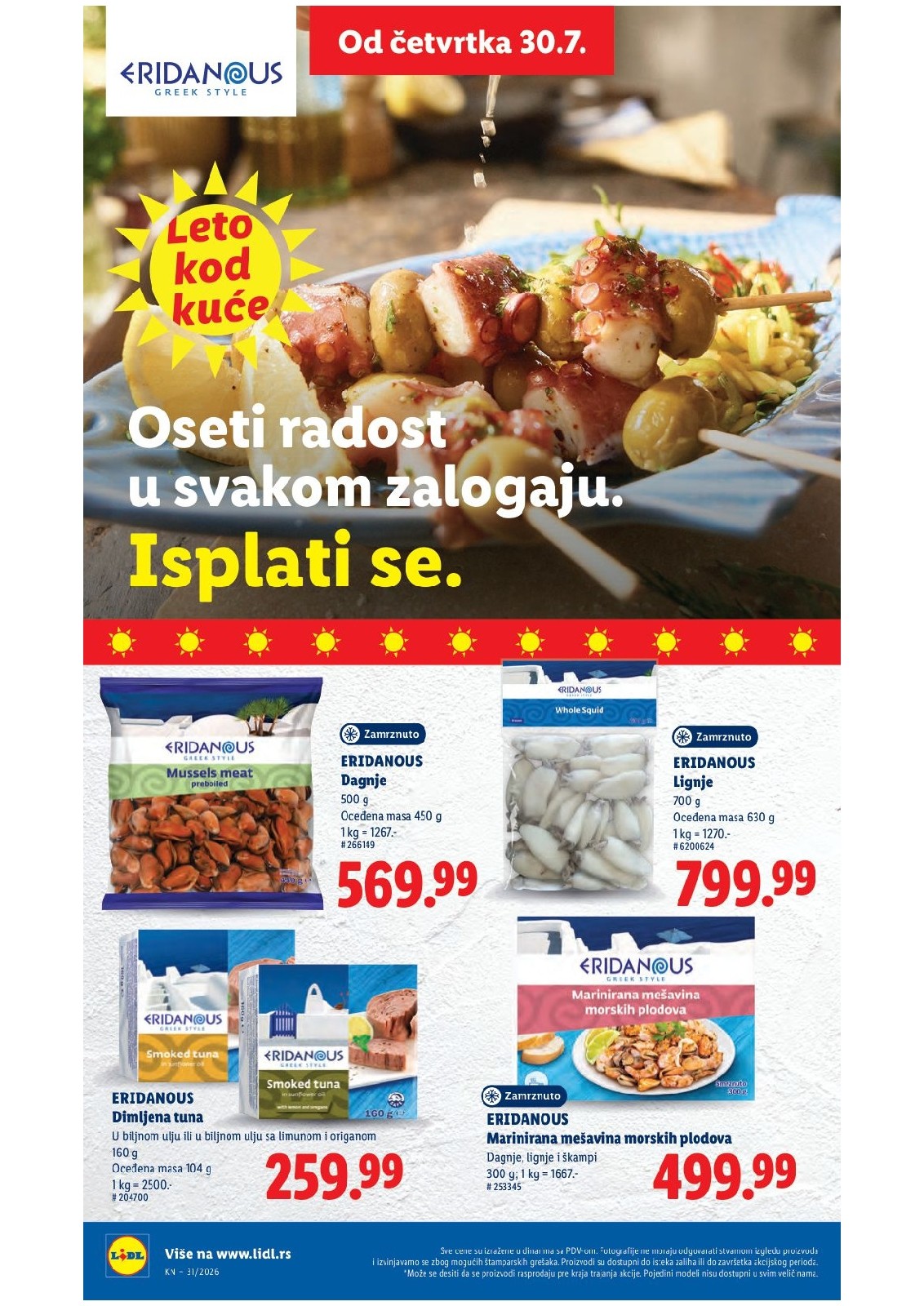 Lidl katalog akcija strana 53 – važi od 30.7. do 5.8.2026.