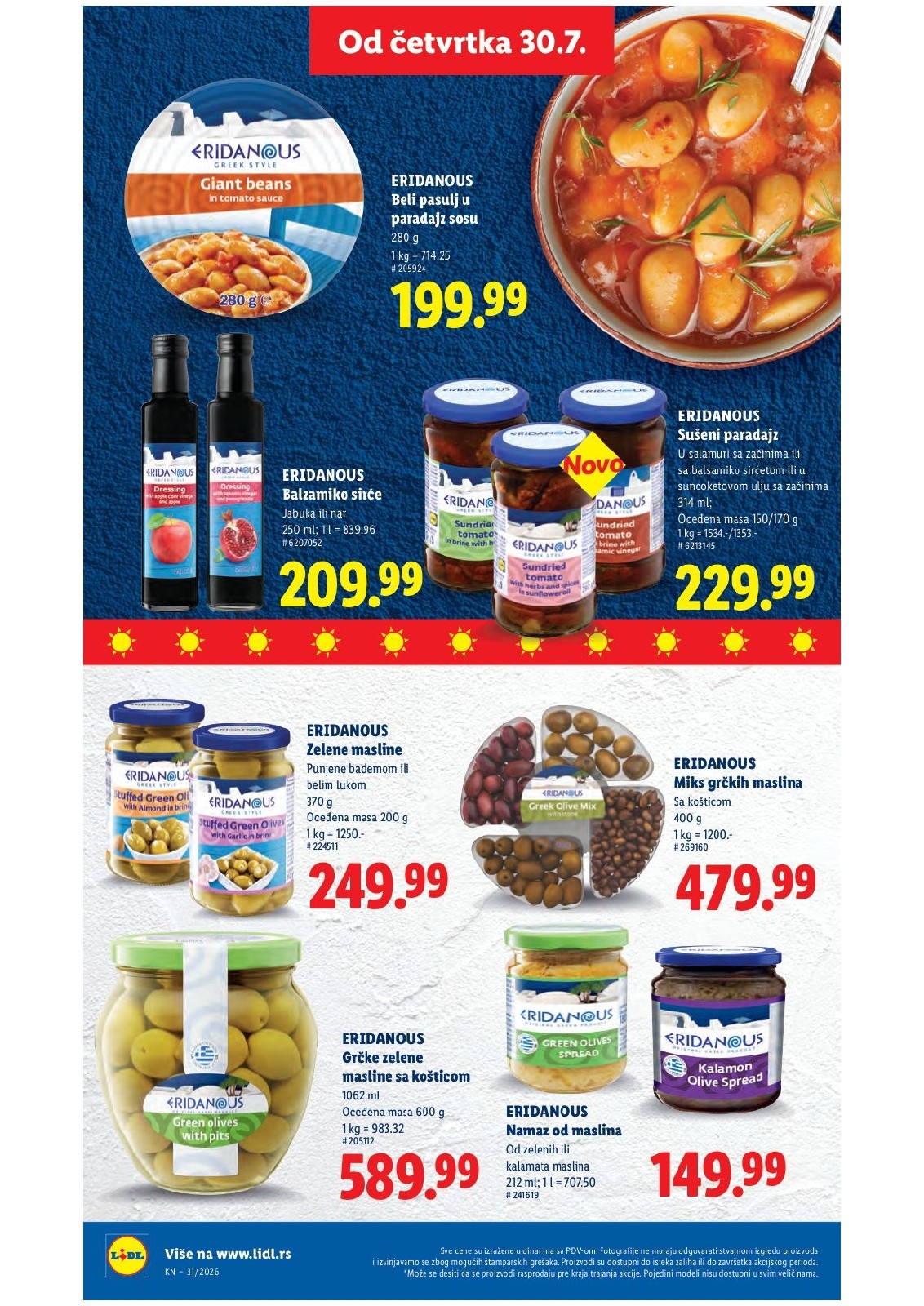 Lidl katalog akcija strana 57 – važi od 30.7. do 5.8.2026.