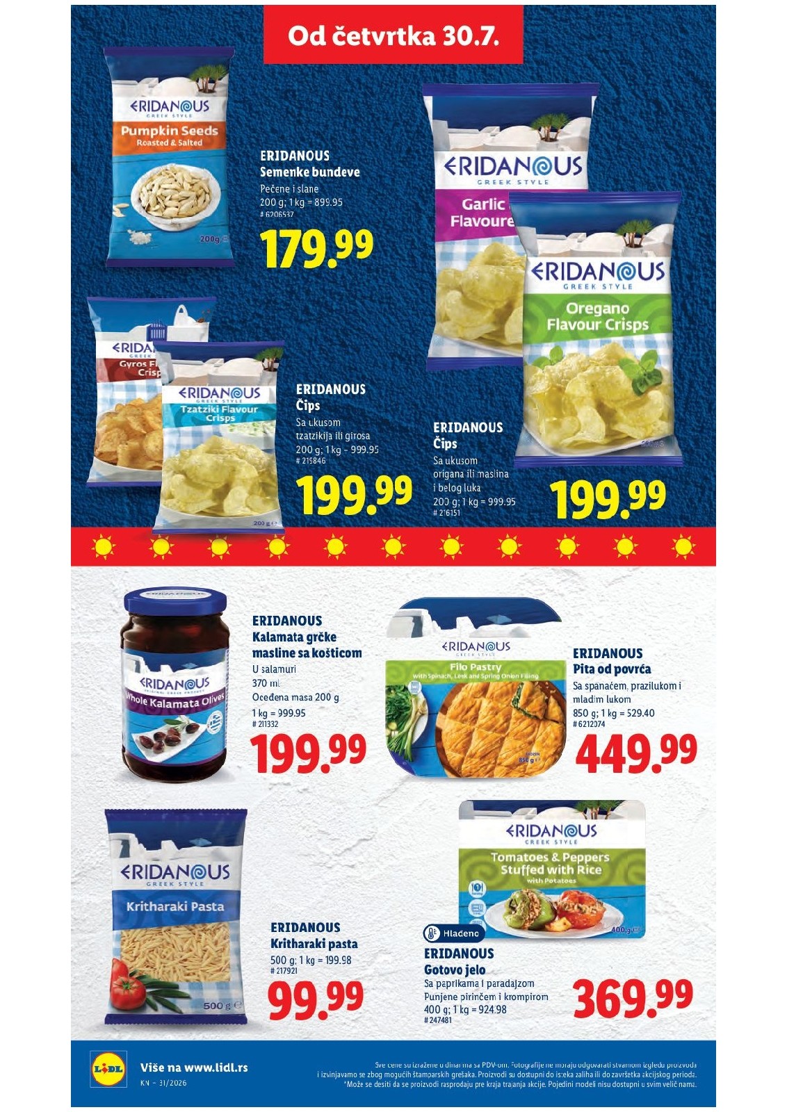 Lidl katalog akcija strana 59 – važi od 30.7. do 5.8.2026.
