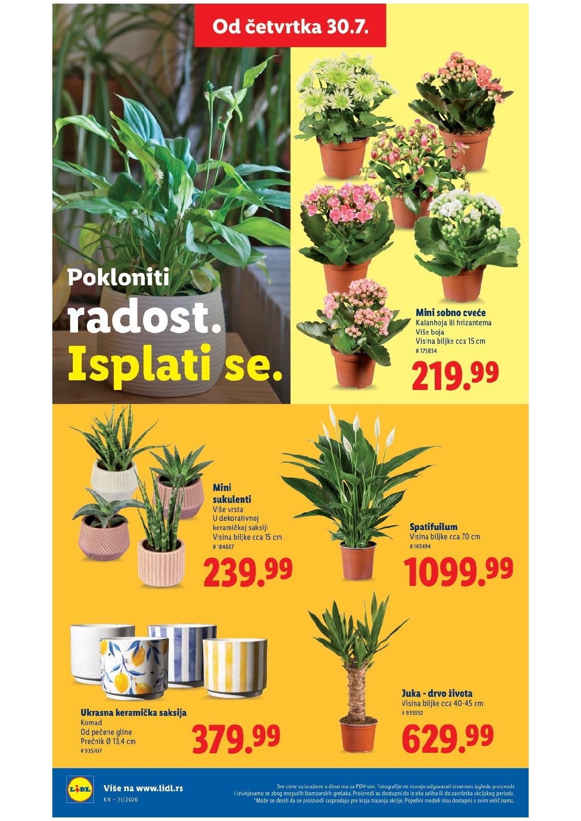 Lidl katalog akcija strana 71 – važi od 30.7. do 5.8.2026.