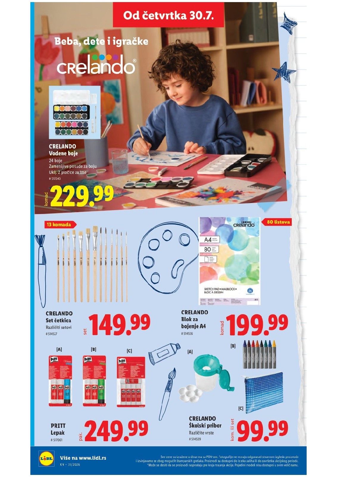 Lidl katalog akcija strana 77 – važi od 30.7. do 5.8.2026.
