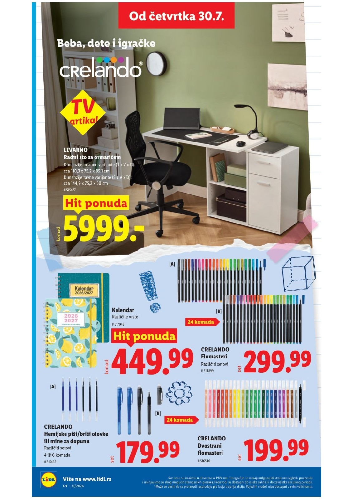 Lidl katalog akcija strana 79 – važi od 30.7. do 5.8.2026.