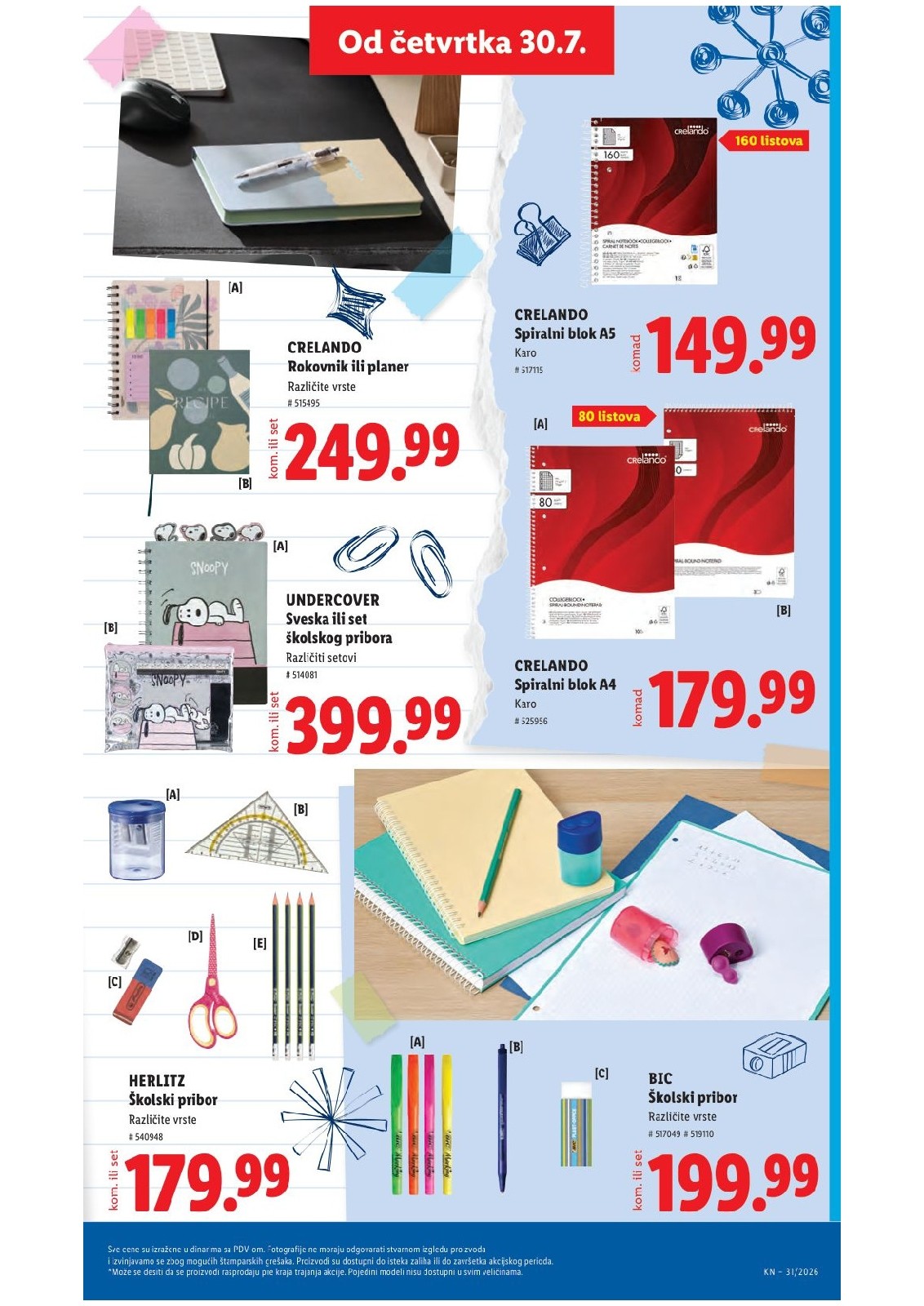 Lidl katalog akcija strana 80 – važi od 30.7. do 5.8.2026.