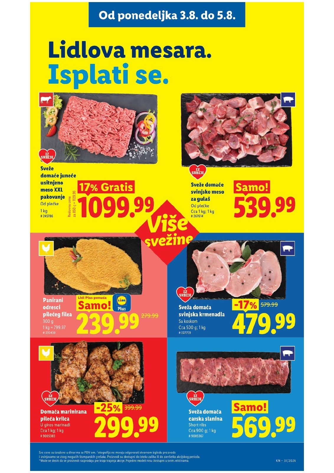 Lidl katalog akcija strana 96 – važi od 30.7. do 5.8.2026.