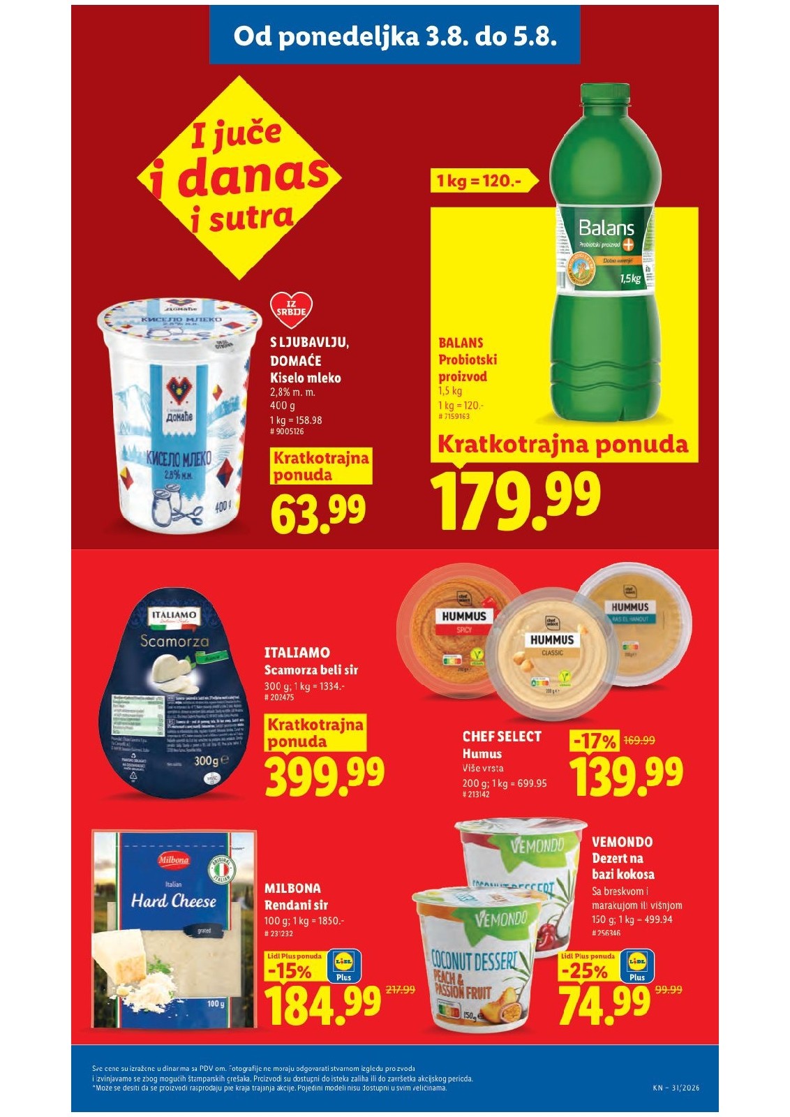 Lidl katalog akcija strana 98 – važi od 30.7. do 5.8.2026.