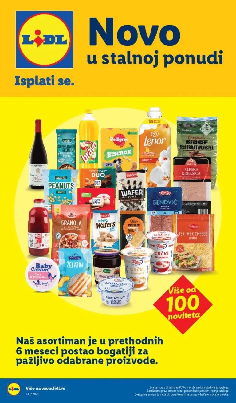 Lidl katalog akcija strana 1
