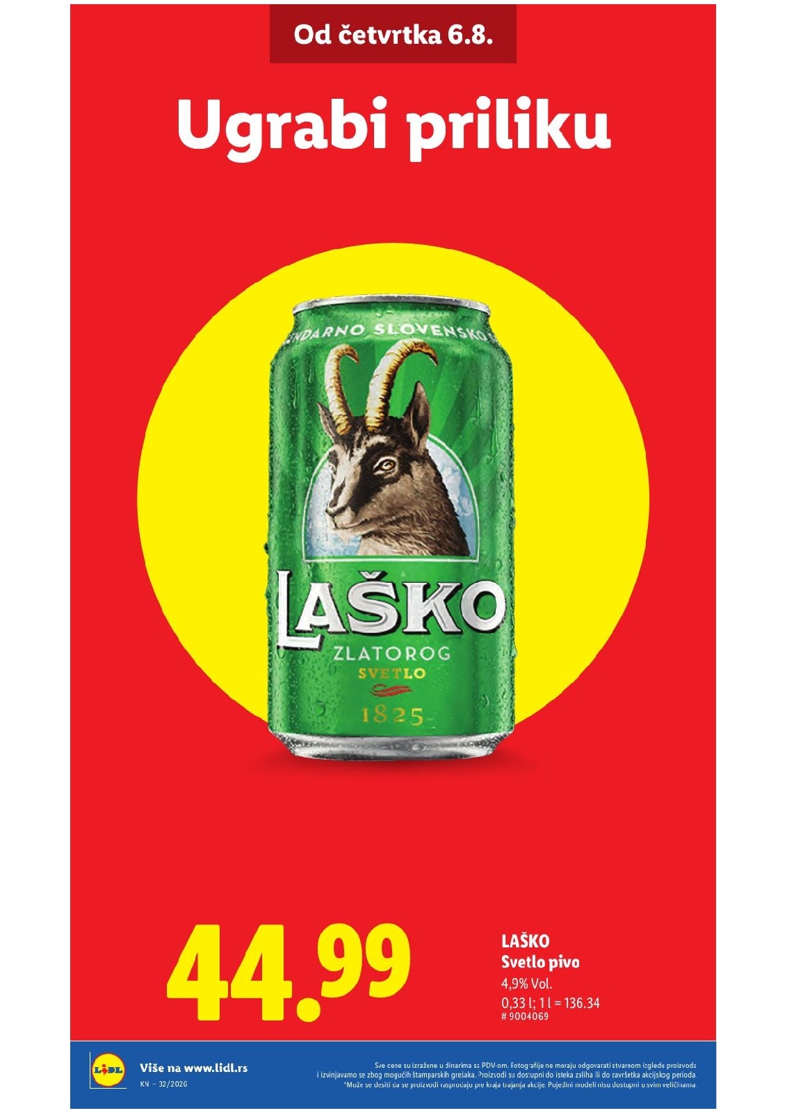 Lidl katalog akcija strana 10 – važi od 6.8. do 12.8.2026.