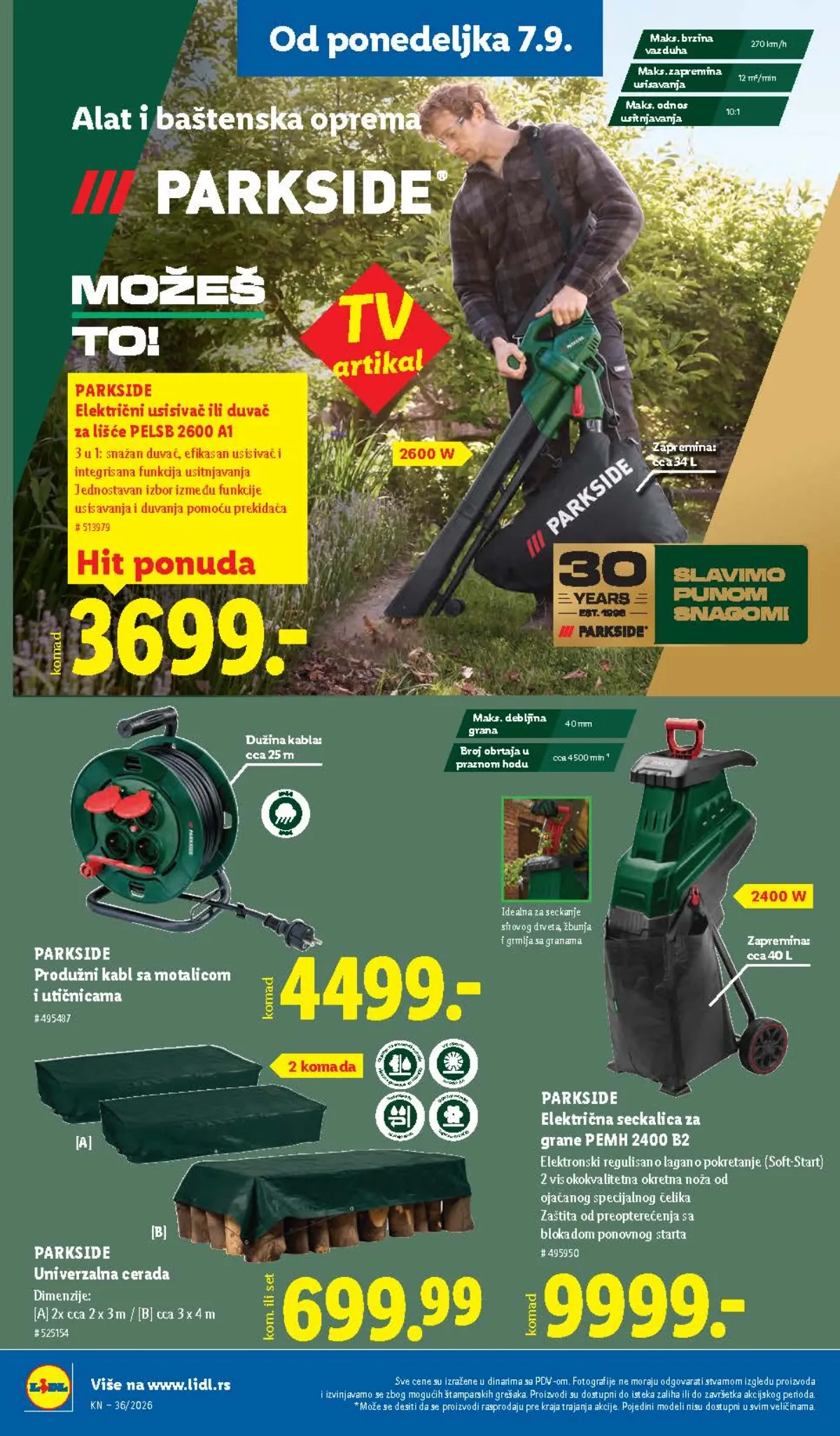 Lidl katalog akcija strana 100 – važi od 3.9. do 9.9.2026.
