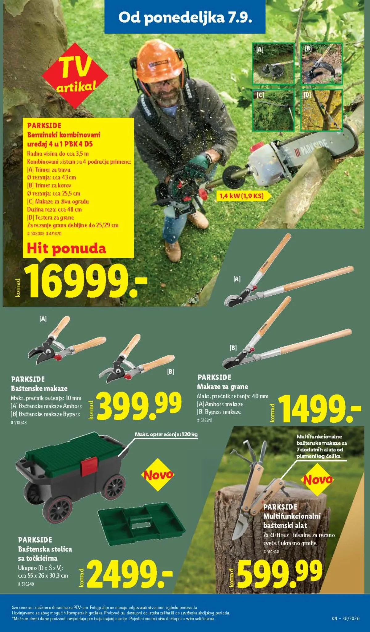 Lidl katalog akcija strana 101 – važi od 3.9. do 9.9.2026.