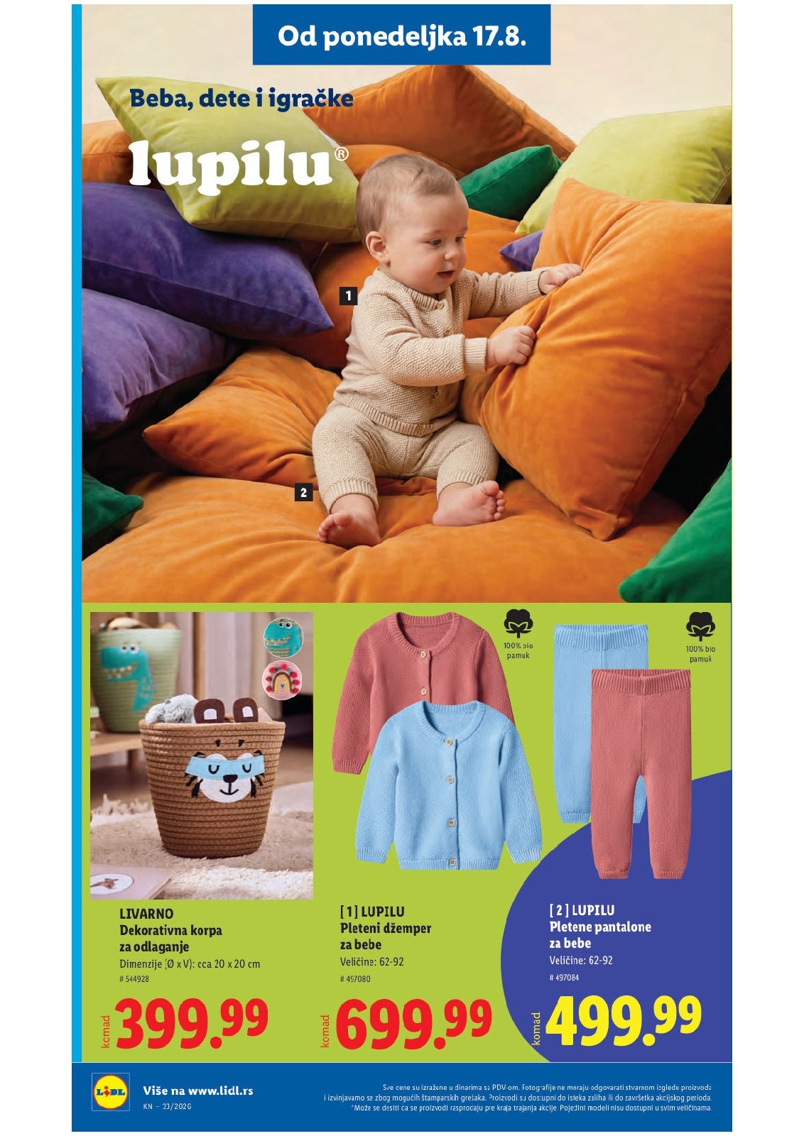 Lidl katalog akcija strana 102 – važi od 13.8. do 16.8.2026.