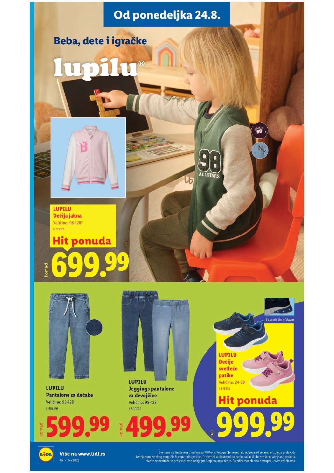 Lidl katalog akcija strana 102 – važi od 20.8. do 26.8.2026.