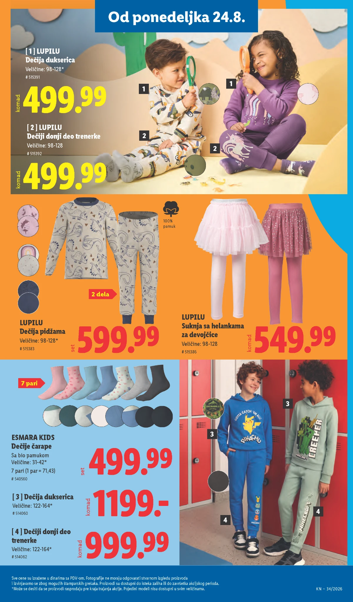 Lidl katalog akcija strana 103 – važi od 20.8. do 26.8.2026.