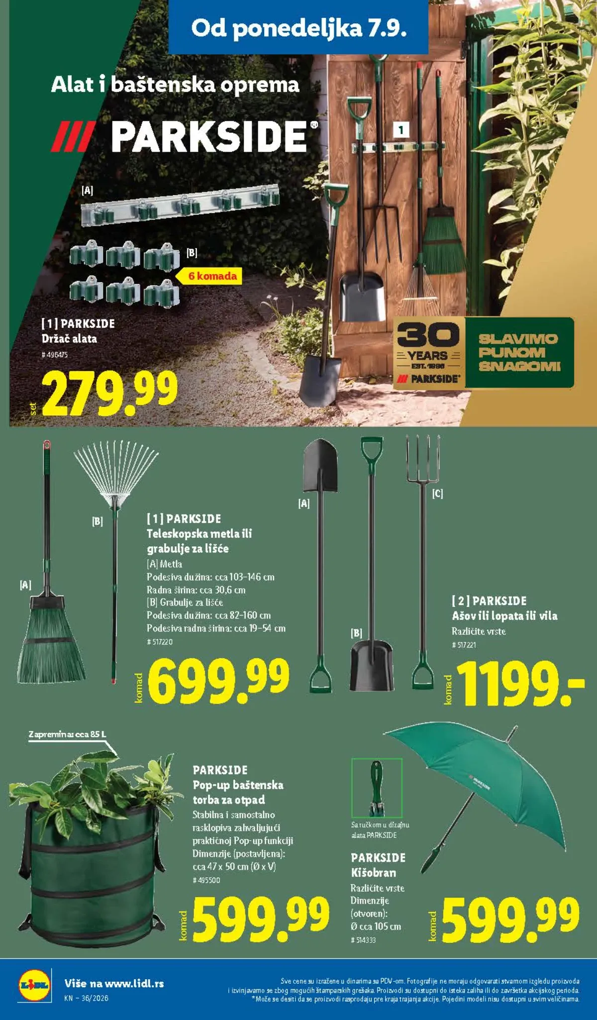 Lidl katalog akcija strana 104 – važi od 3.9. do 9.9.2026.