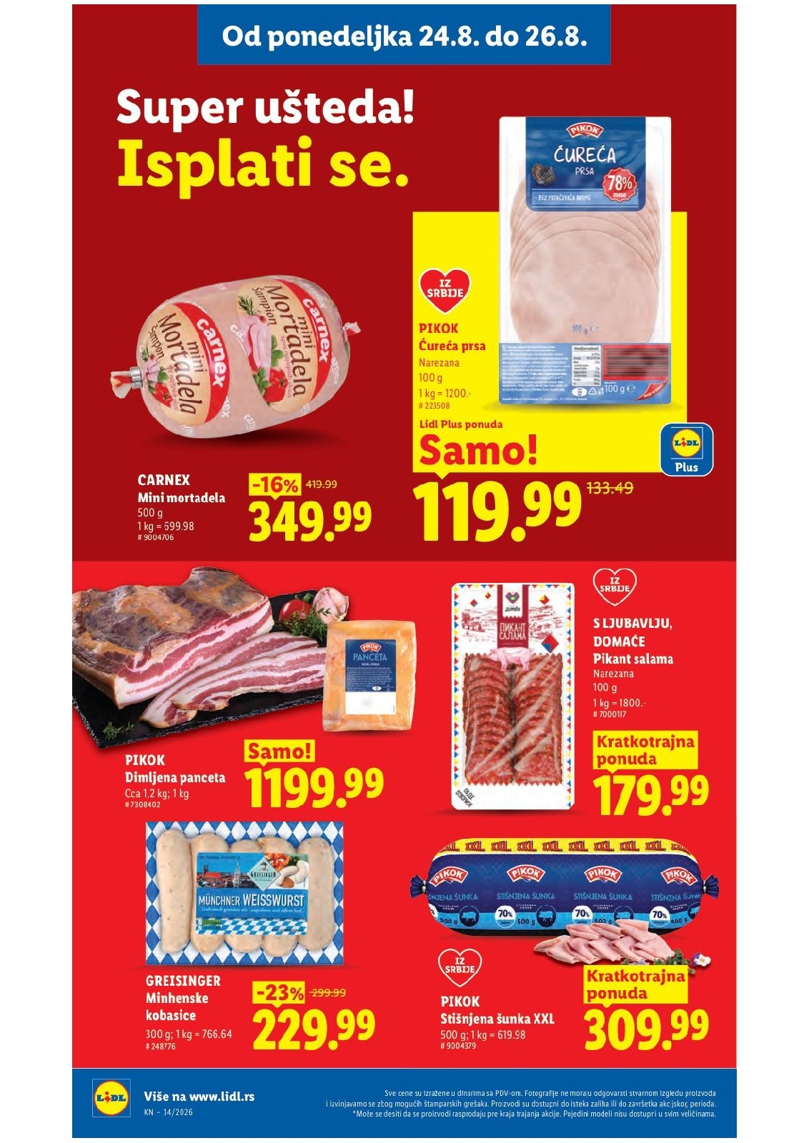 Lidl katalog akcija strana 106 – važi od 20.8. do 26.8.2026.