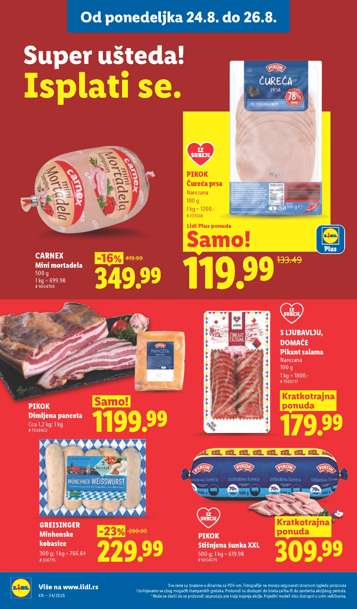 Lidl katalog akcija strana 106 – važi od 20.8. do 26.8.2026.