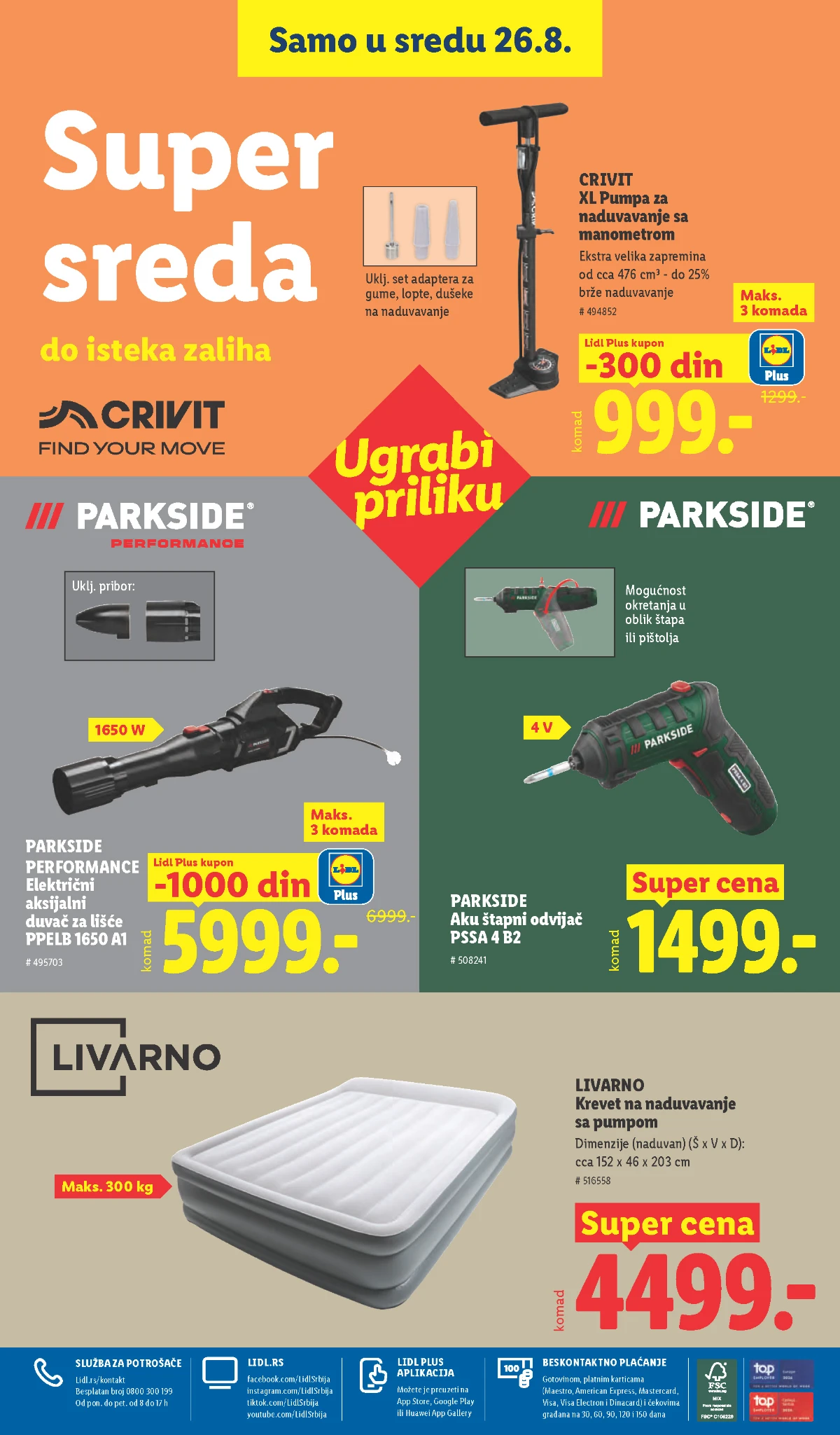 Lidl katalog akcija strana 108 – važi od 20.8. do 26.8.2026.