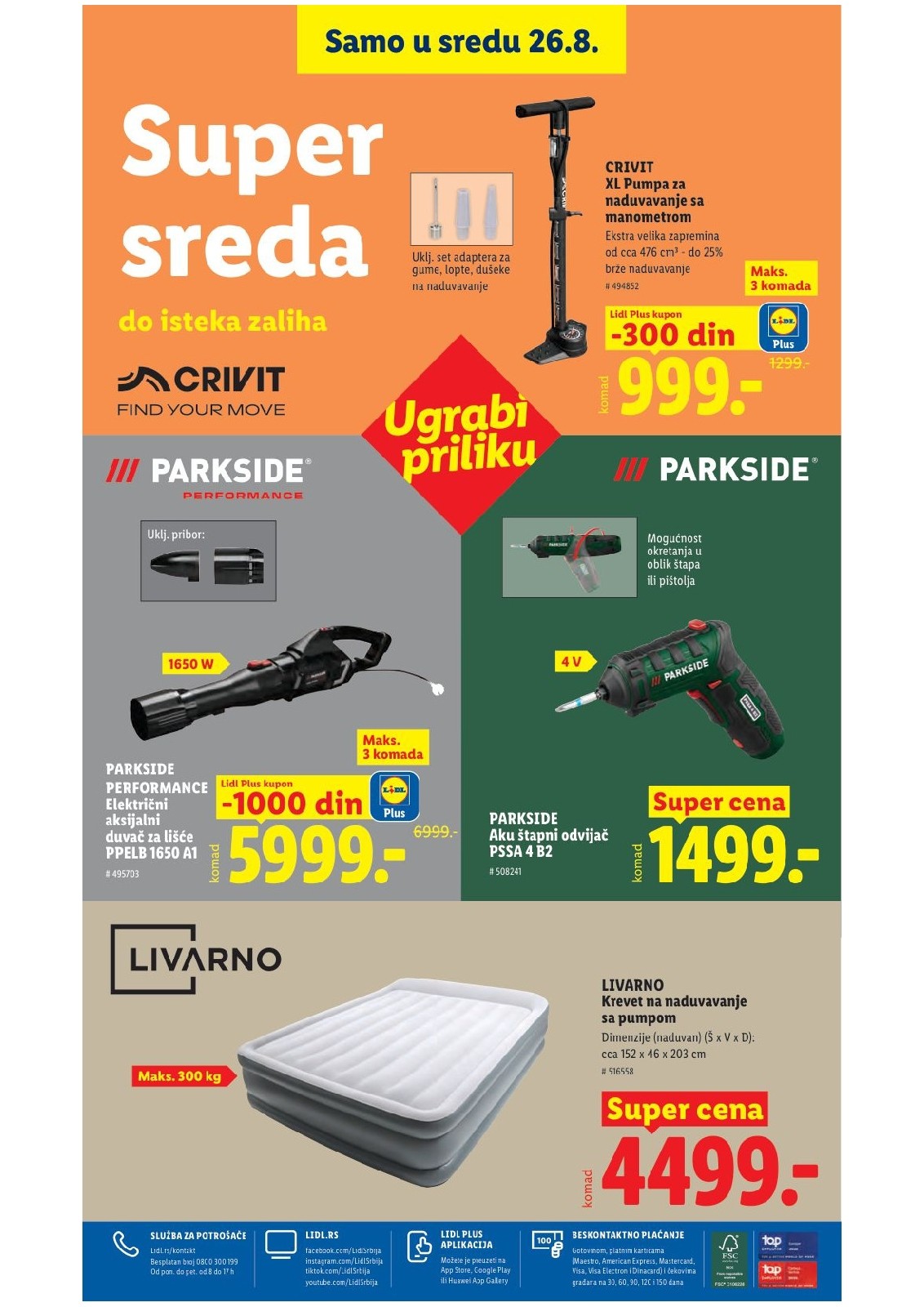 Lidl katalog akcija strana 108 – važi od 20.8. do 26.8.2026.
