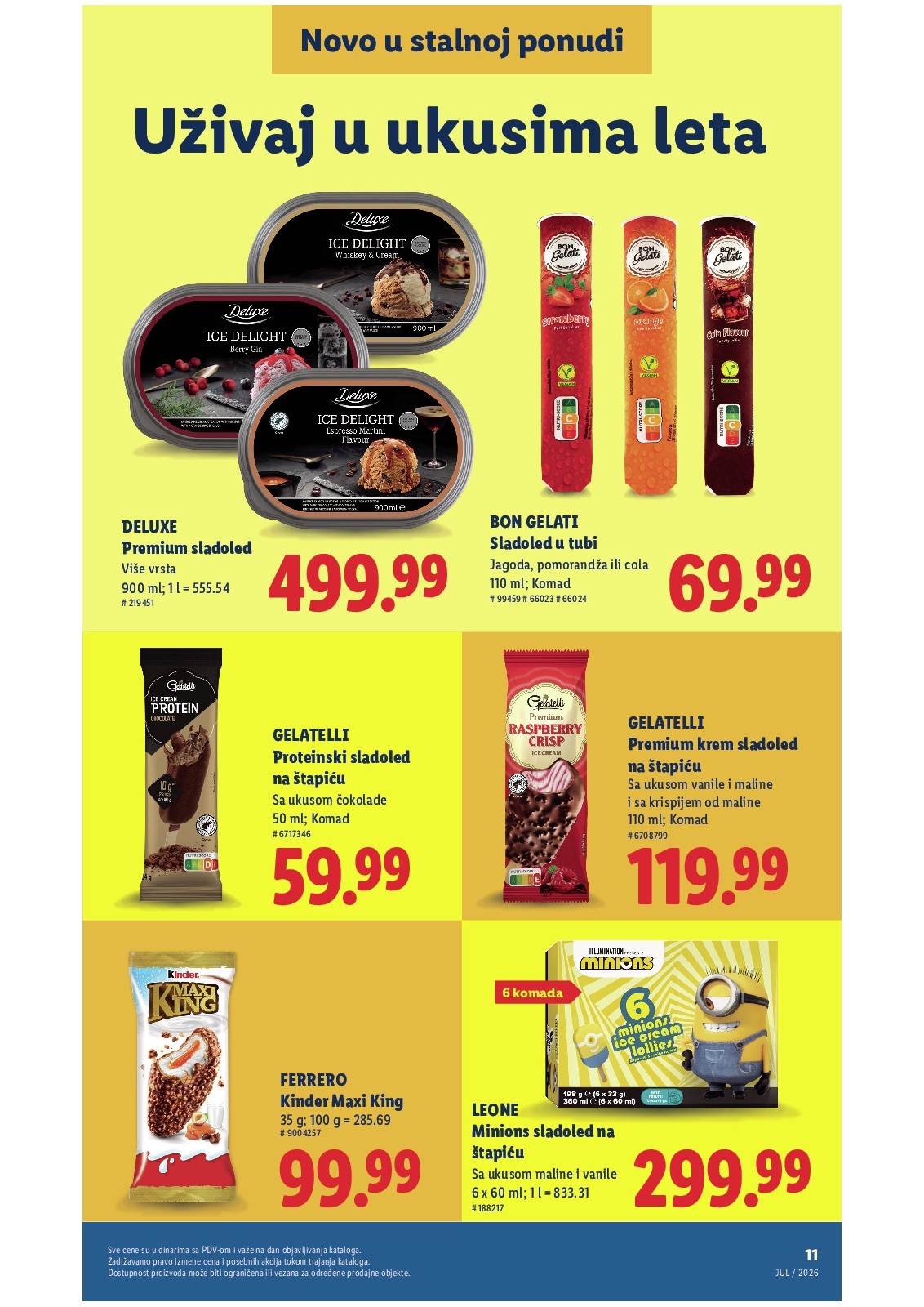 Lidl katalog akcija strana 11 – važi od 5.8. do 11.8.2026.