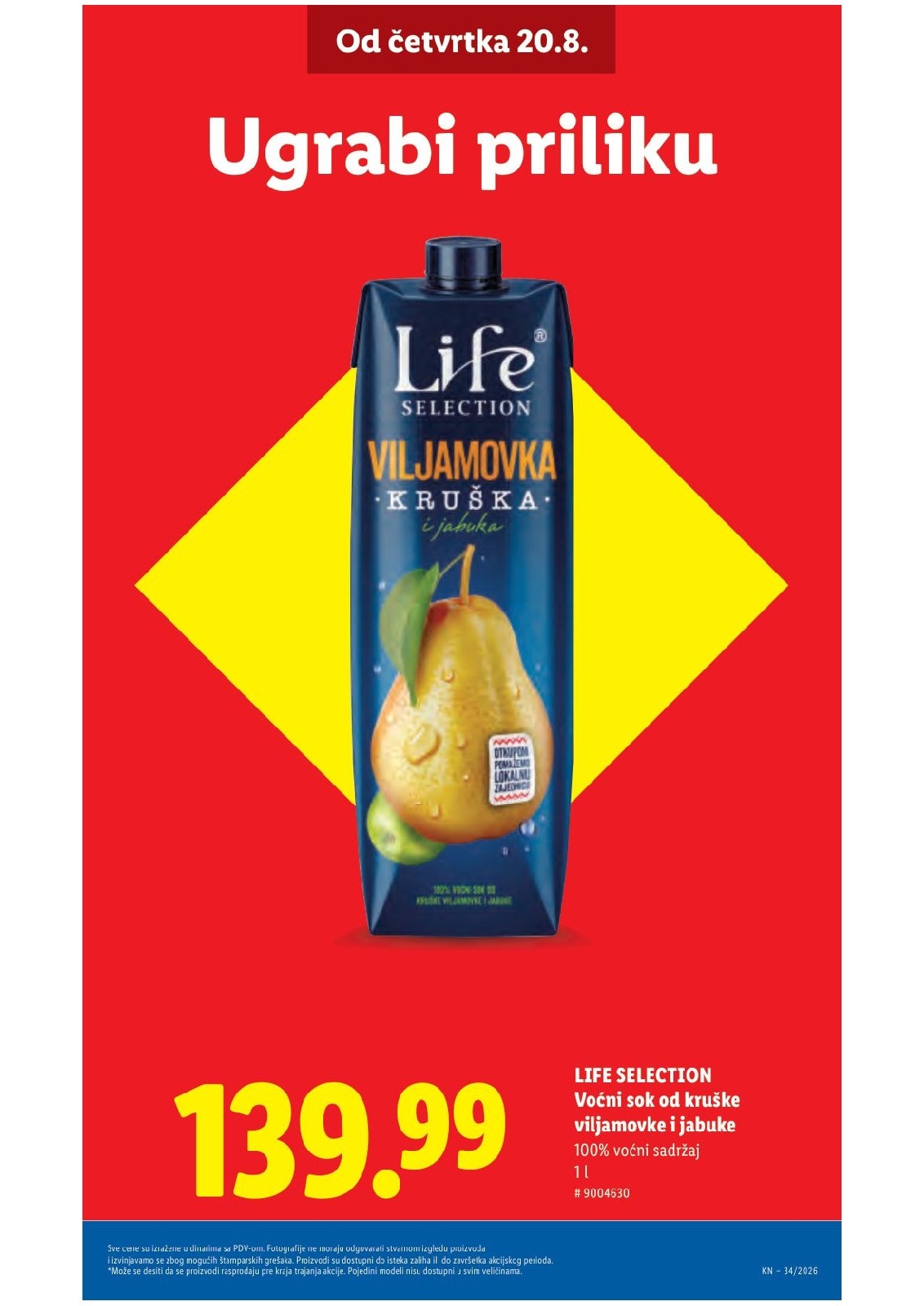 Lidl katalog akcija strana 11 – važi od 20.8. do 26.8.2026.