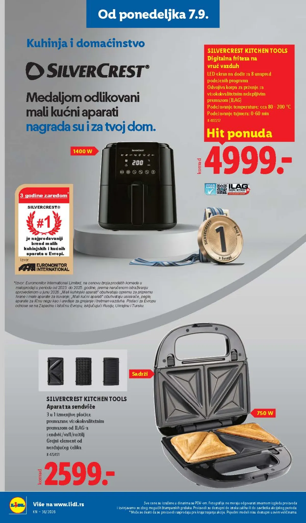 Lidl katalog akcija strana 110 – važi od 3.9. do 9.9.2026.