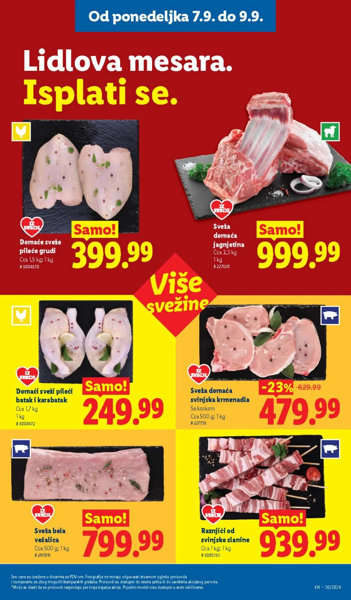 Lidl katalog akcija strana 113 – važi od 3.9. do 9.9.2026.