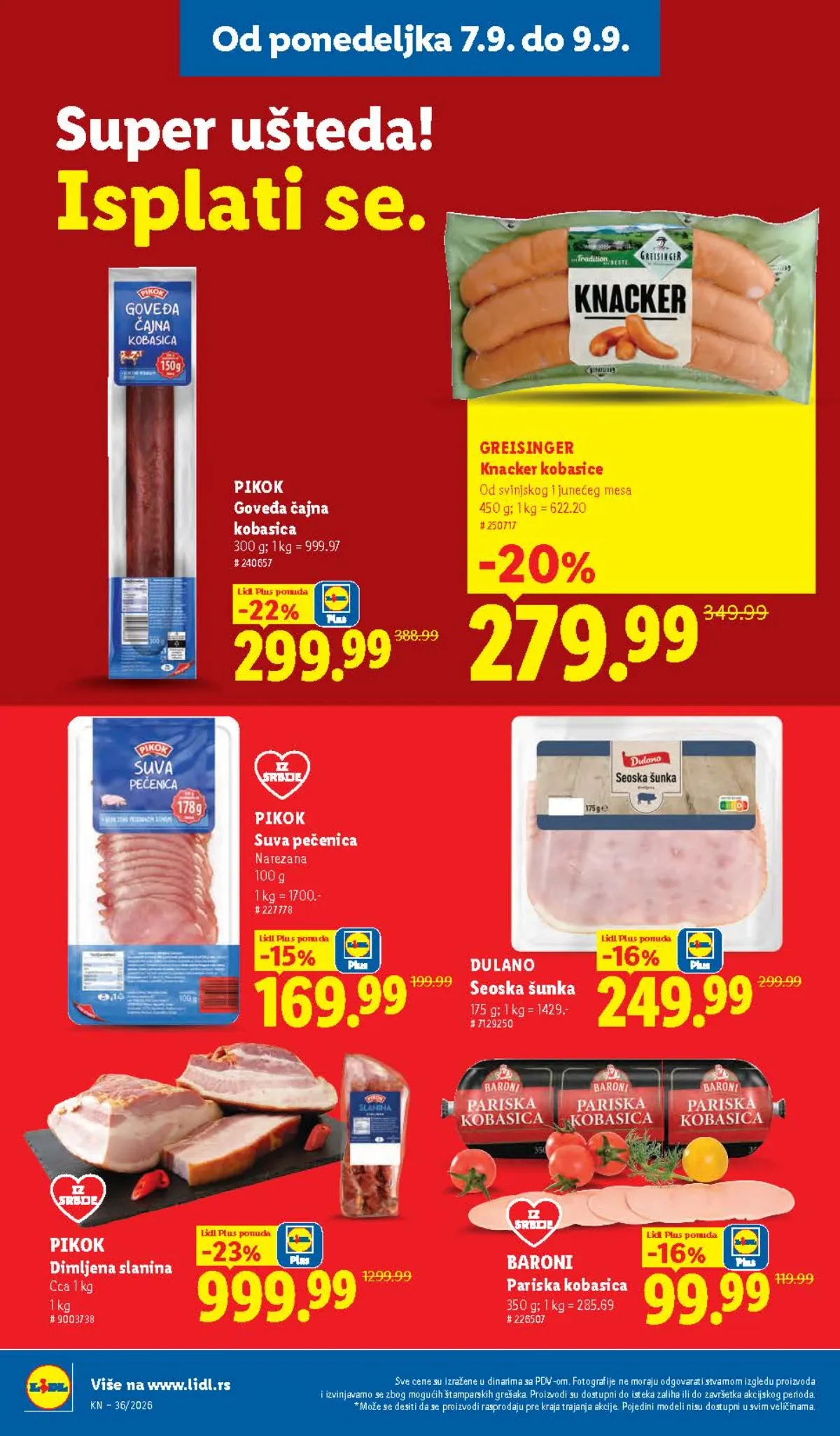 Lidl katalog akcija strana 114 – važi od 3.9. do 9.9.2026.