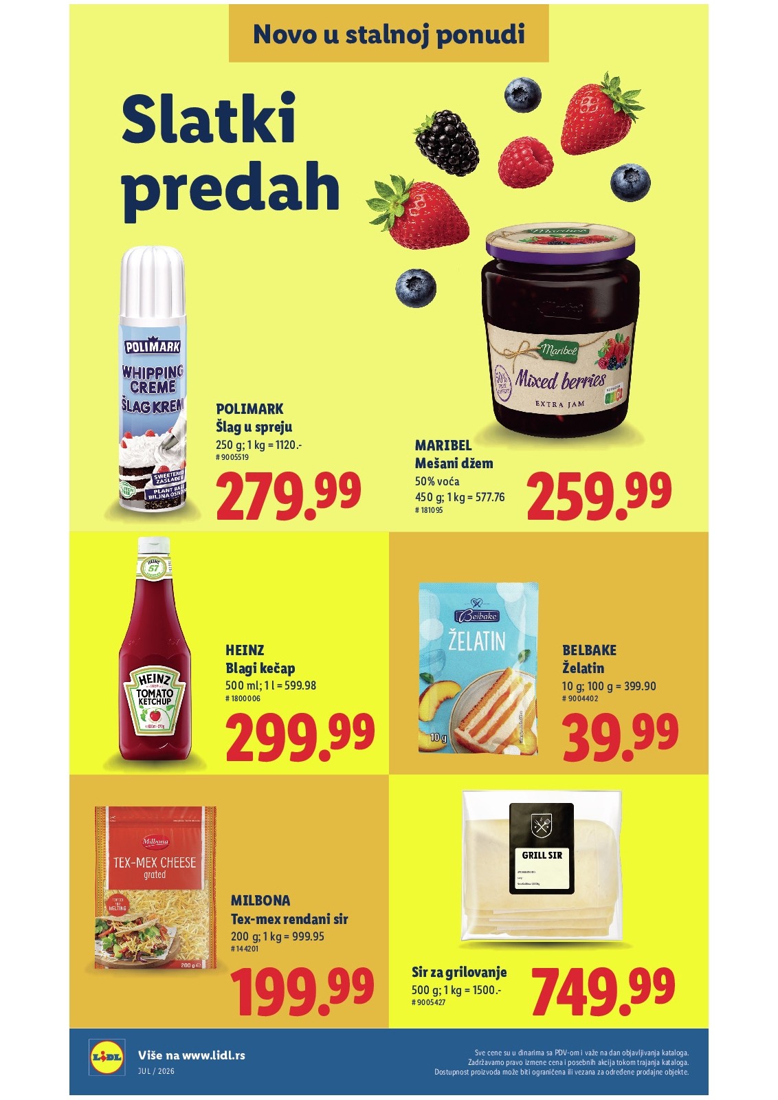 Lidl katalog akcija strana 12 – važi od 5.8. do 11.8.2026.