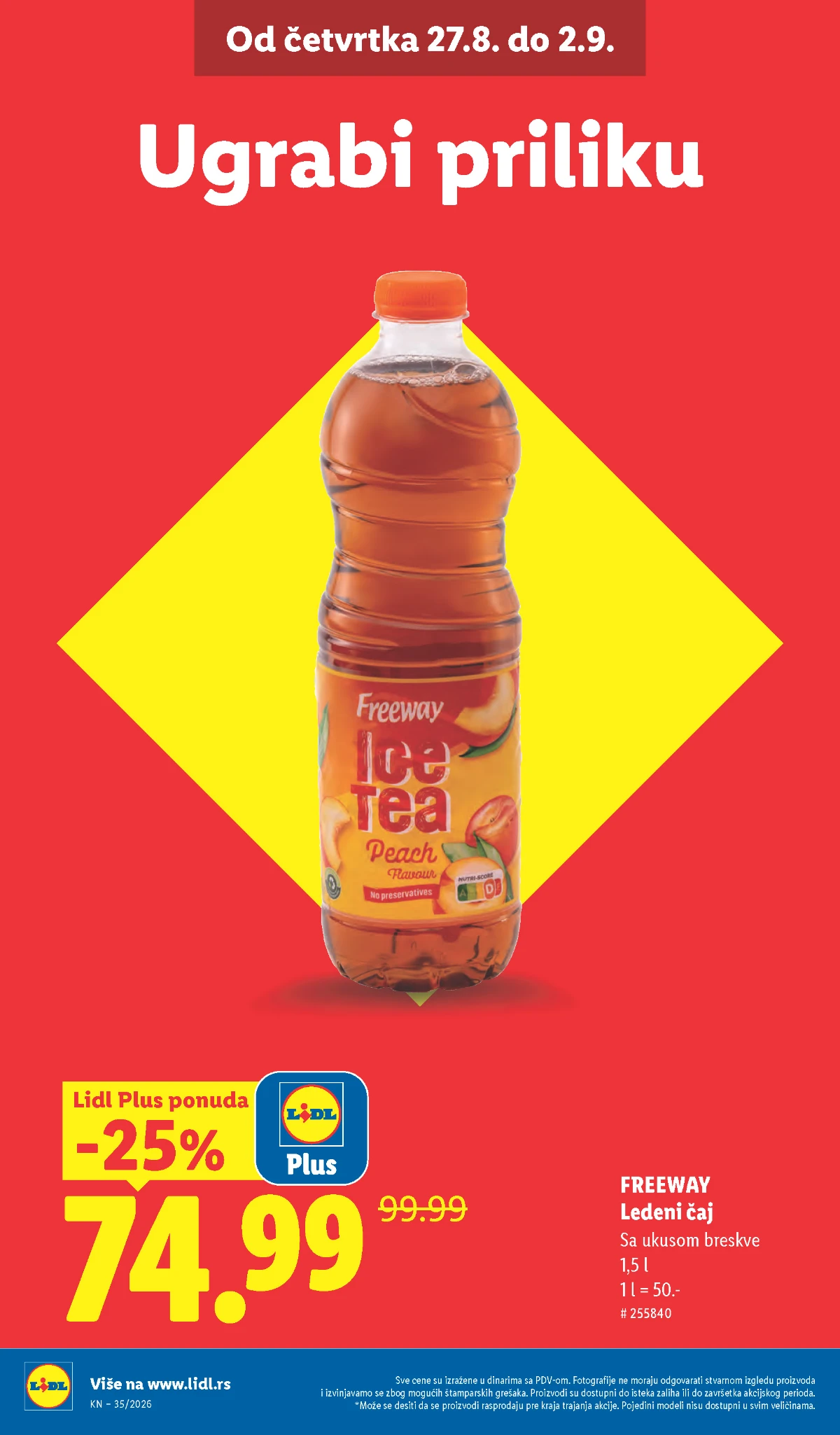 Lidl katalog akcija strana 12 – važi od 27.8. do 2.9.2026.