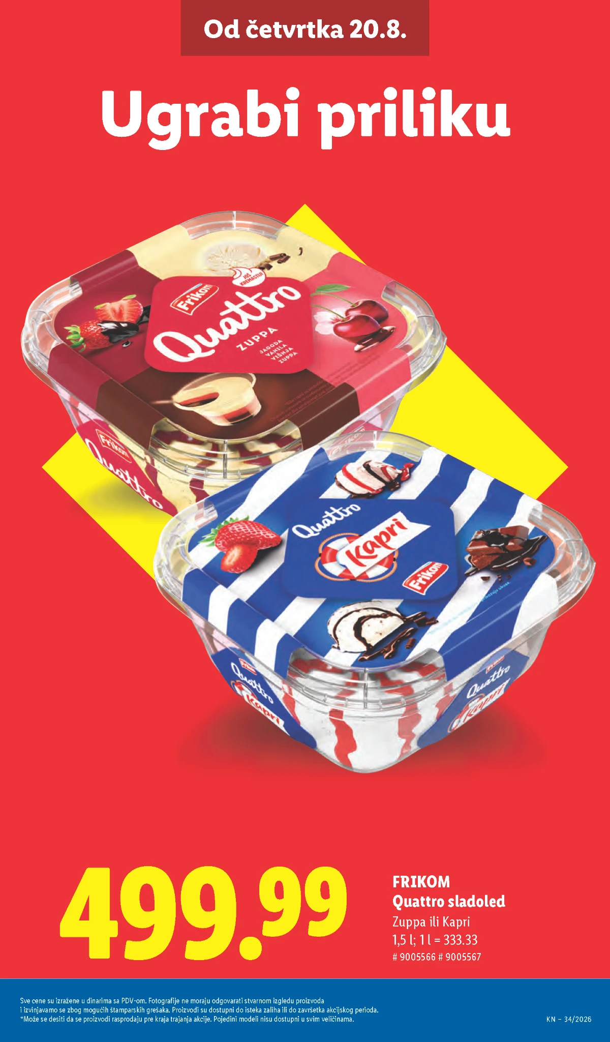 Lidl katalog akcija strana 13 – važi od 20.8. do 26.8.2026.