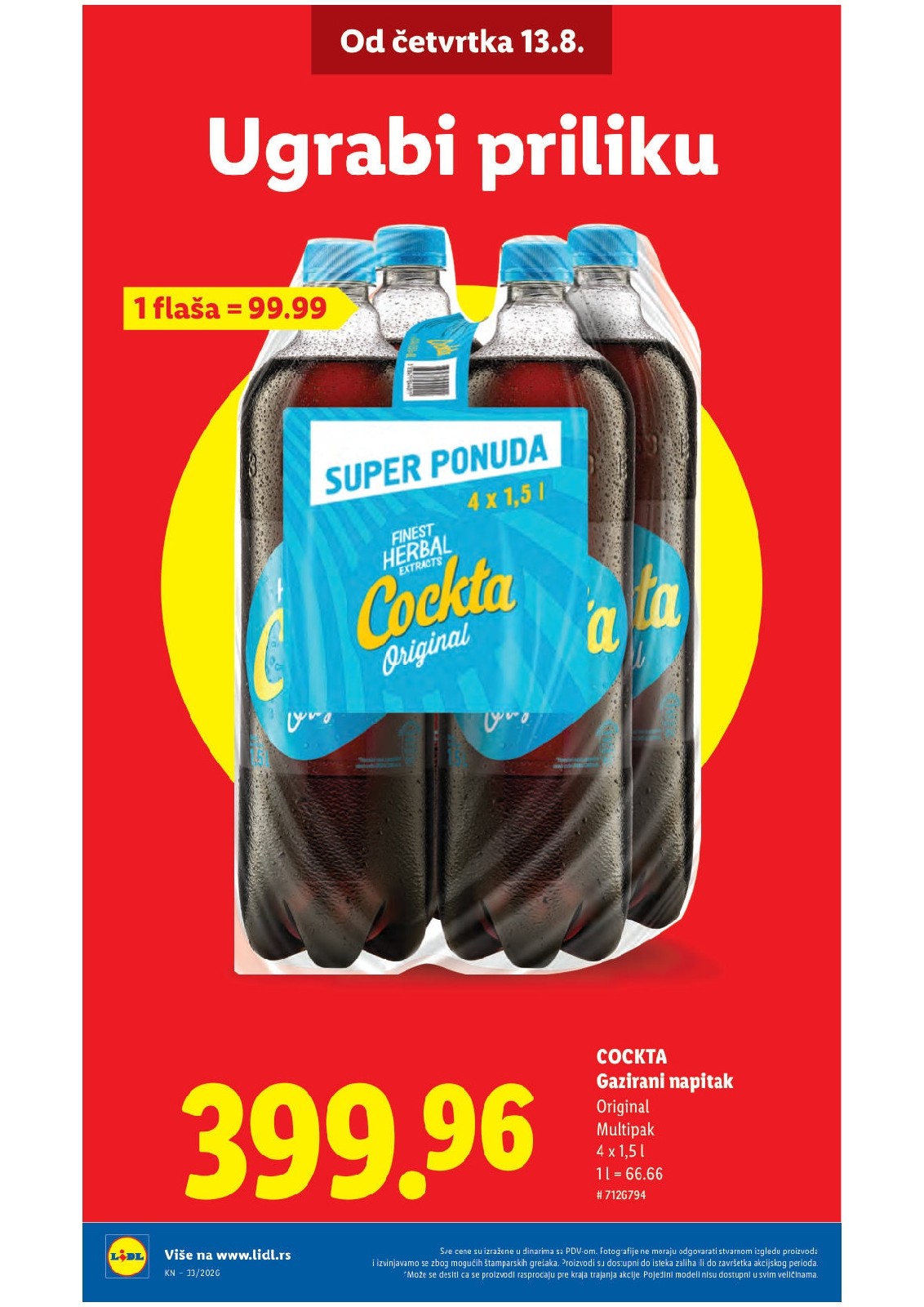 Lidl katalog akcija strana 14 – važi od 13.8. do 16.8.2026.